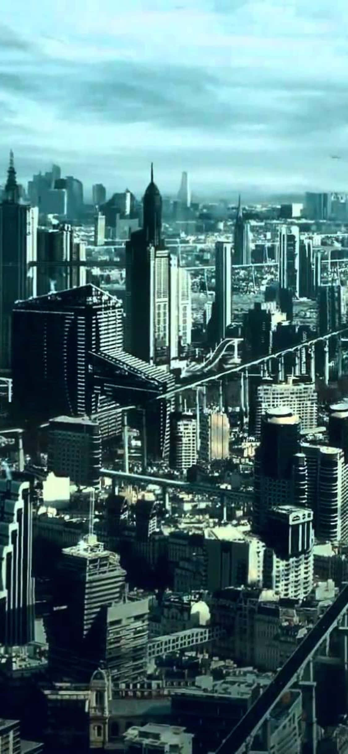 iPhone X Civilization Beyond Earth Agtergrond Donker Geboue Muurpapier