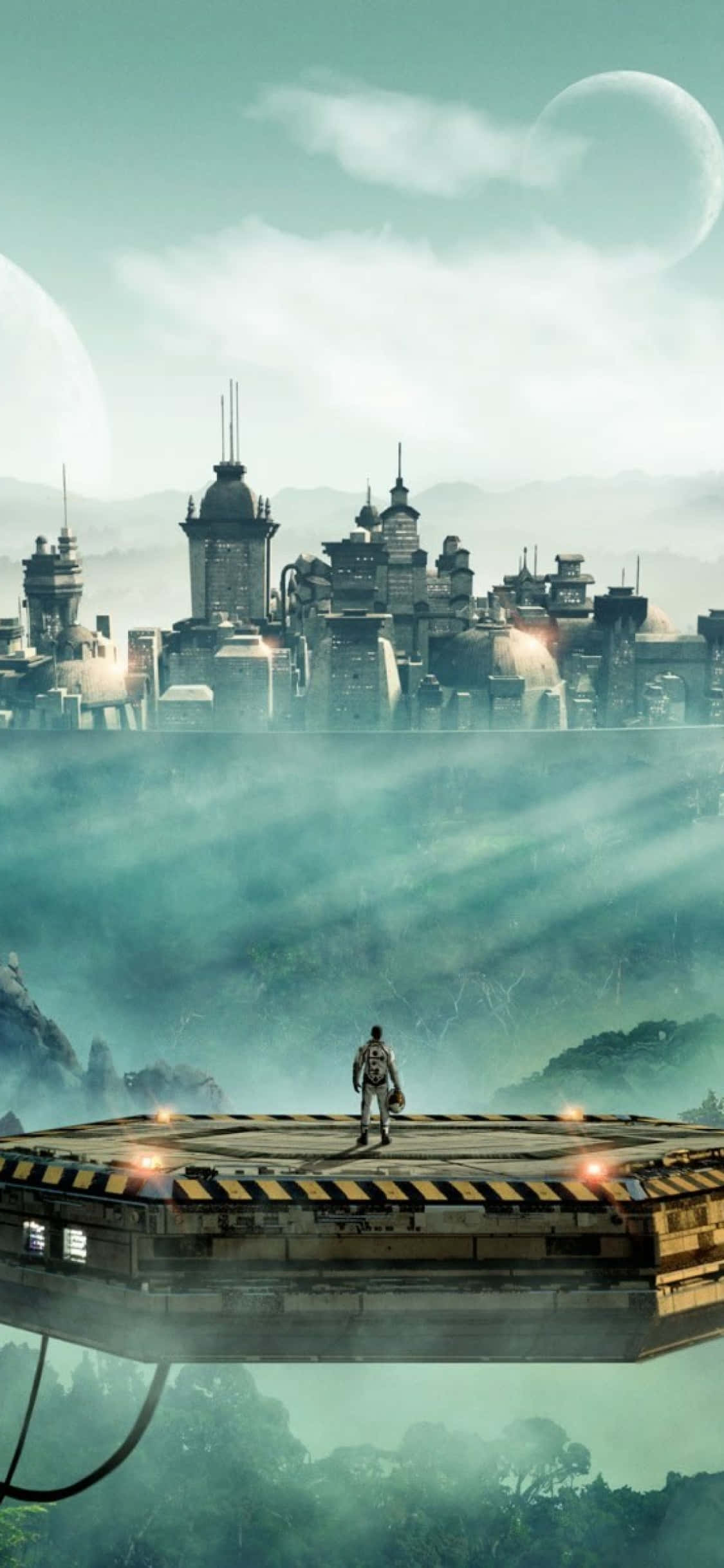 iPhone X Civilization Beyond Earth Agtergrond Sweef Muurpapier