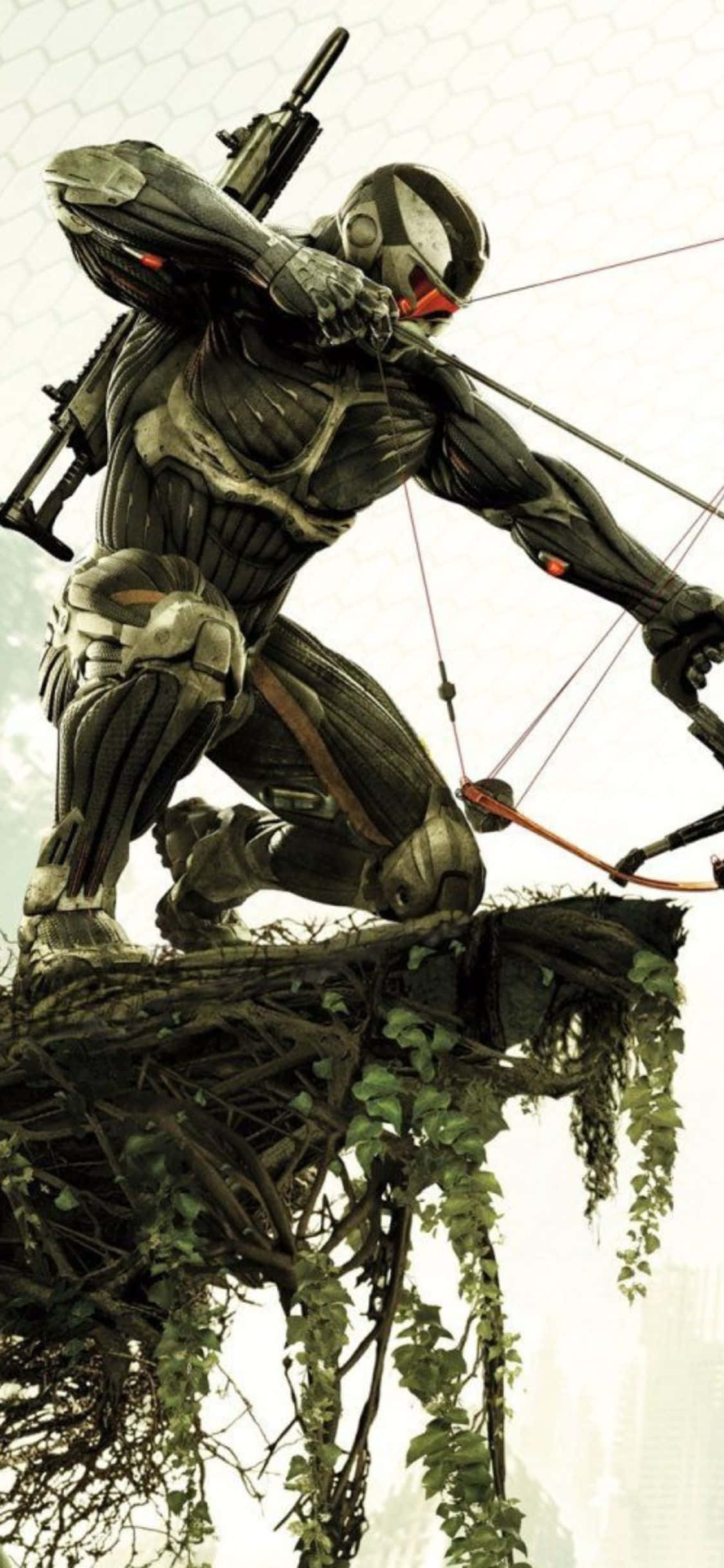 iPhone X Crysis 3 Boog Vryheid Agtergrond Muurpapier
