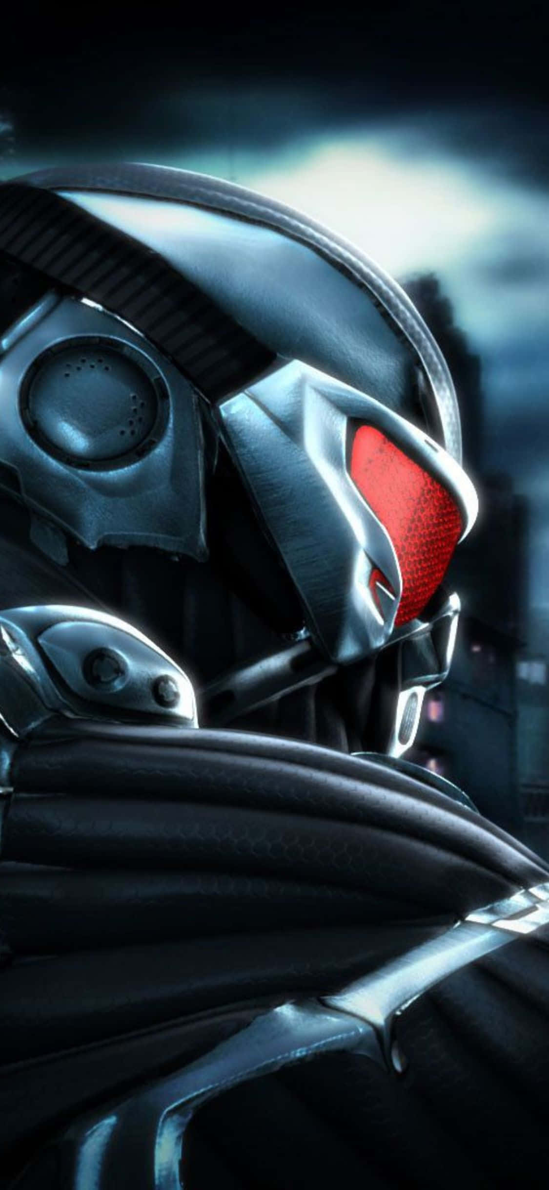 iPhone X Crysis 3 Sy-aansig Agtergrond Muurpapier