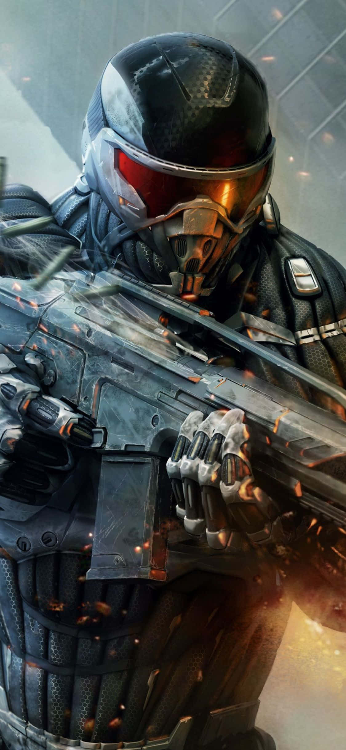 iPhone X Crysis 3 Alcatraz Agtergrond Muurpapier