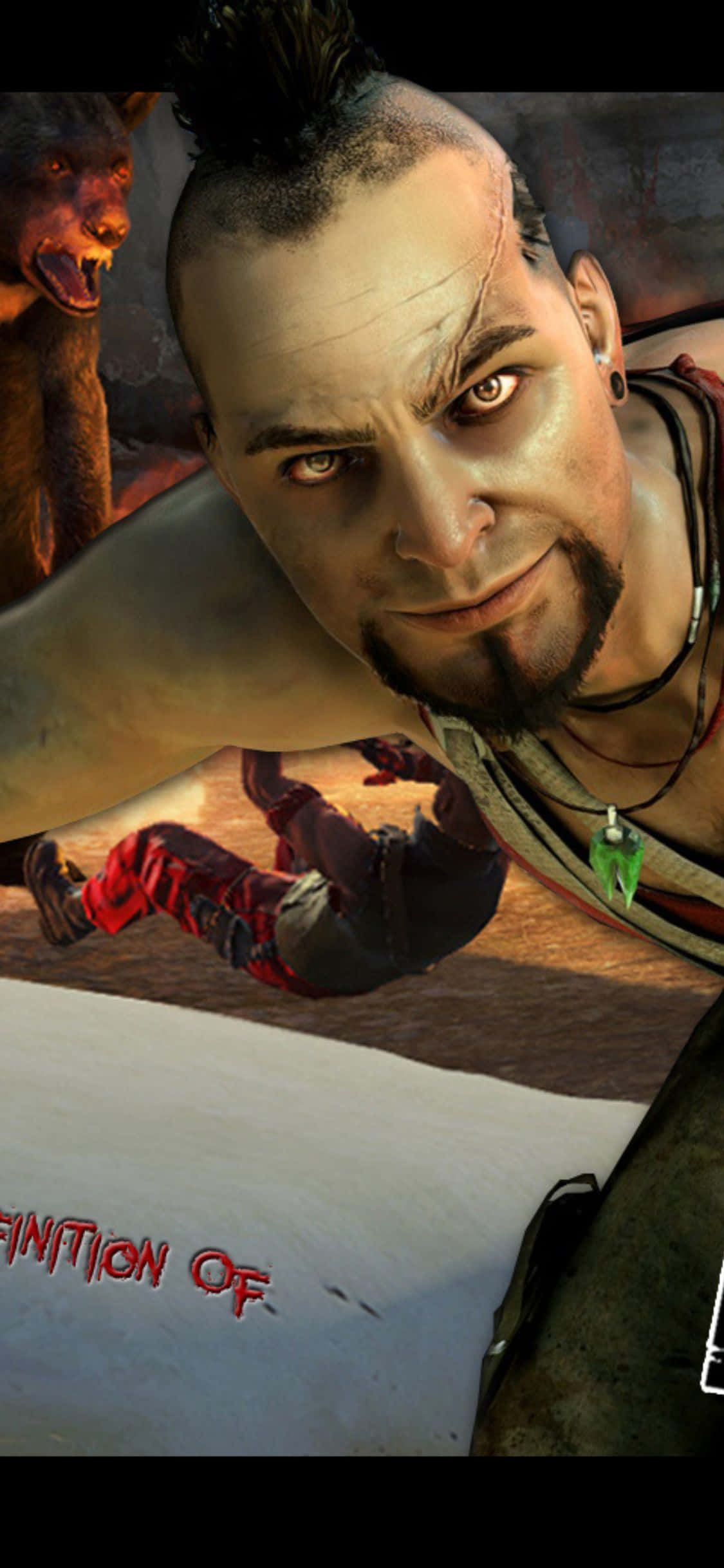 iPhone X Far Cry 3 Vaas Montenegro Agtergrond Muurpapier