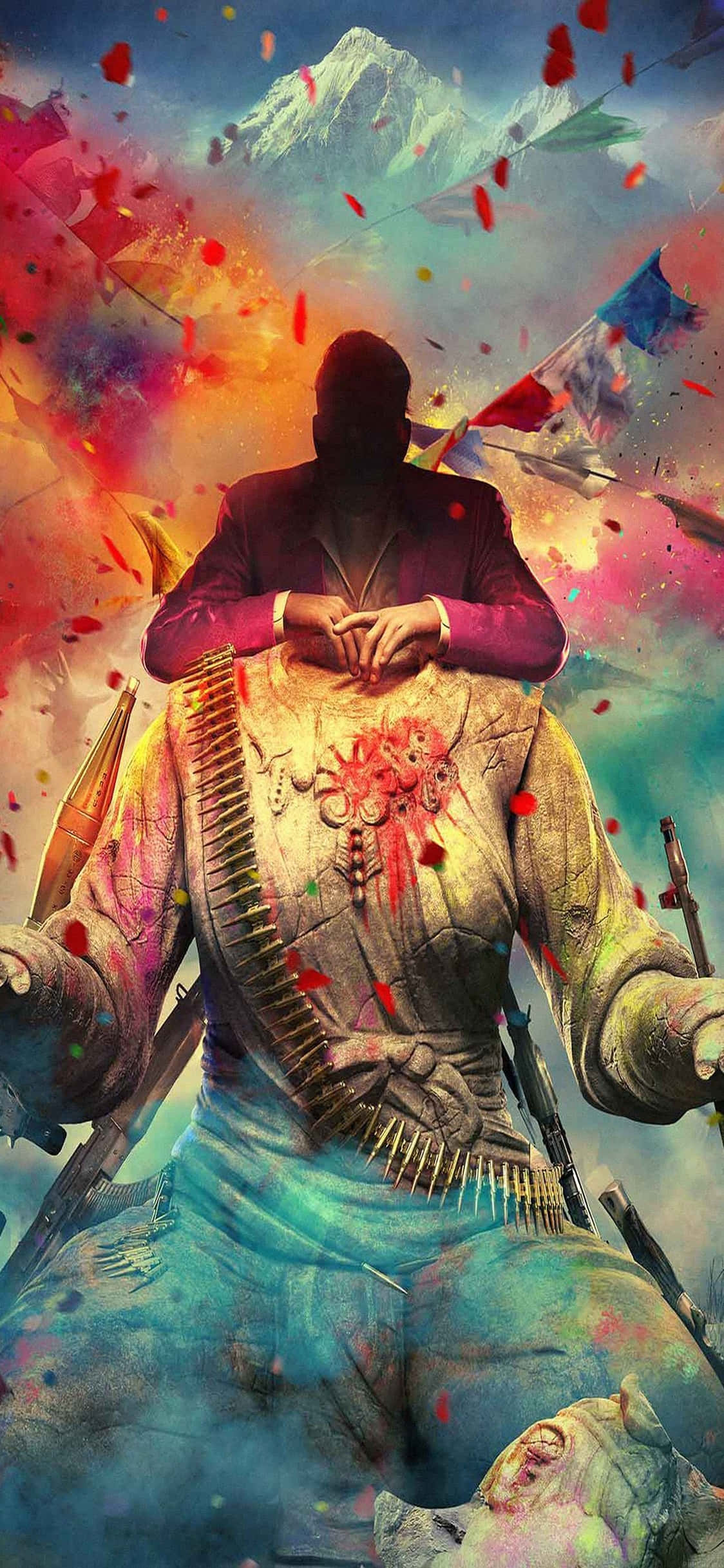 iPhone X in die Aksiebelaaide Far Cry 3 Muurpapier