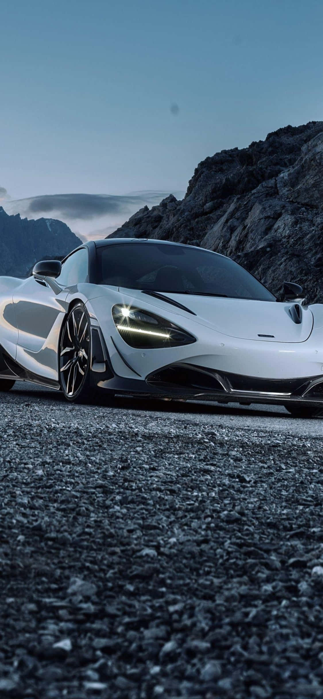 iPhone X Mclaren 720s Pad Agtergrond Muurpapier