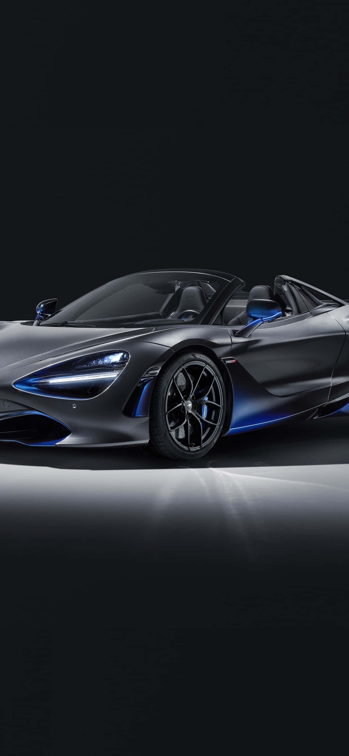 iPhone X McLaren 720s Skaalmodel Agtergrond Muurpapier