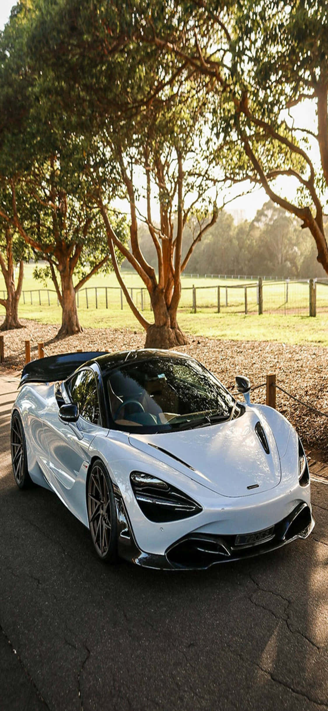 iPhone X Mclaren 720s Boord Agtergrond Muurpapier