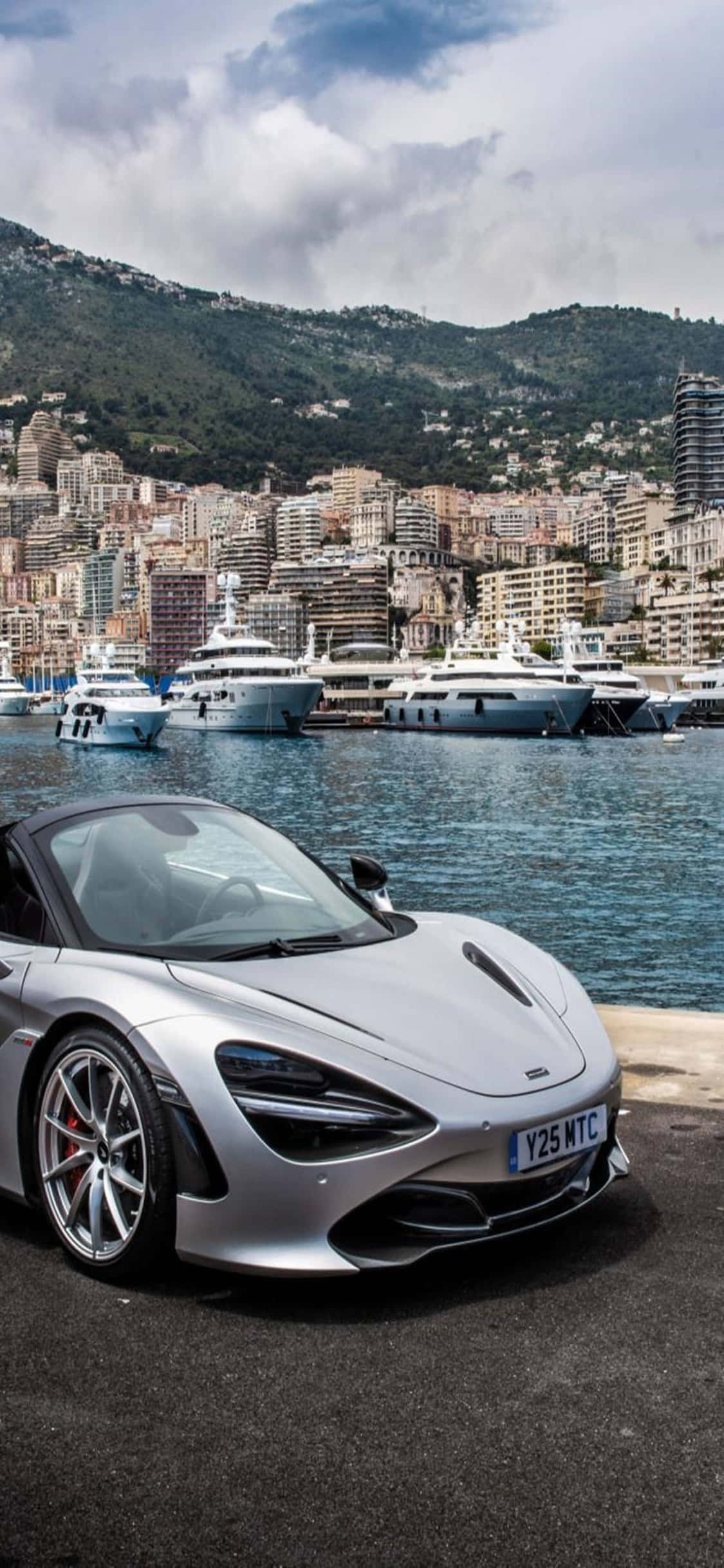 iPhone X Mclaren 720s Monte Carlo Agtergrond Muurpapier