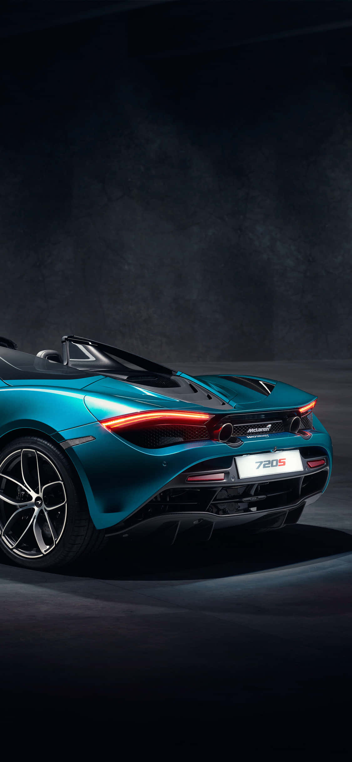 iPhone X Mclaren 720s Spinnekop Pista Agtergrond Muurpapier