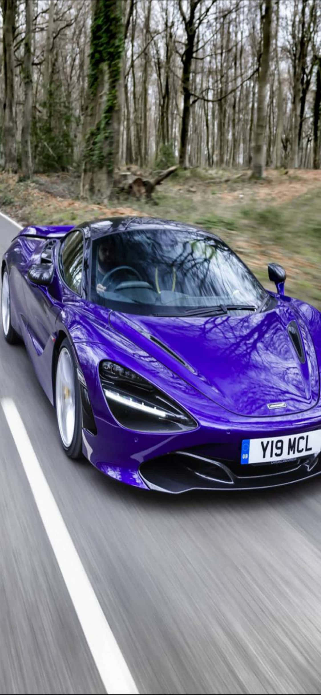 iPhone X McLaren 720s Lantana Pers Agtergrond Muurpapier