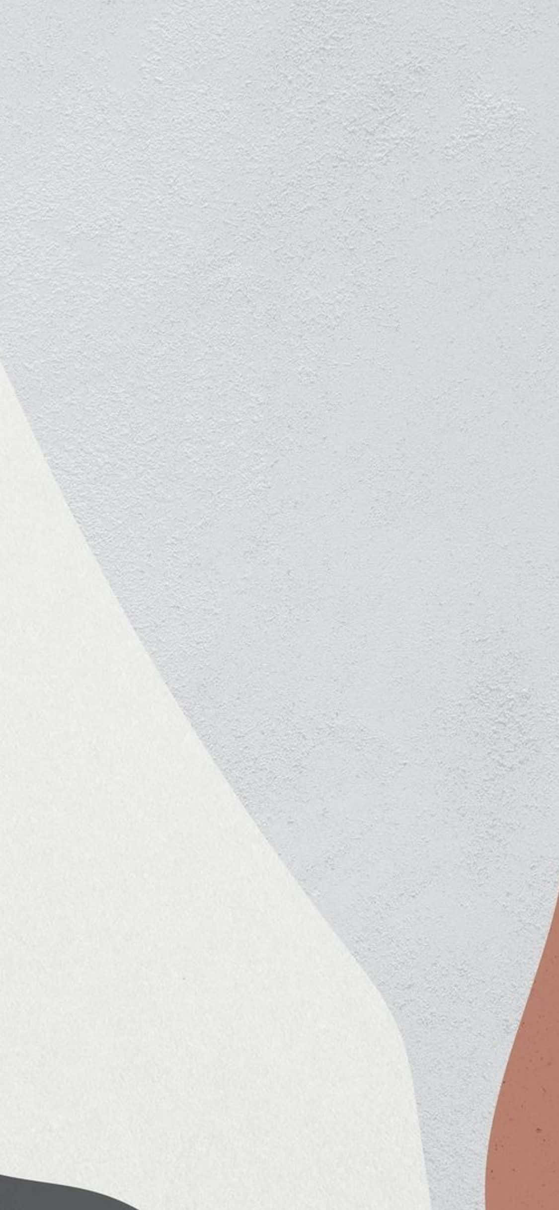 iPhone X Minimal Grys Estetiese Agtergrond Muurpapier