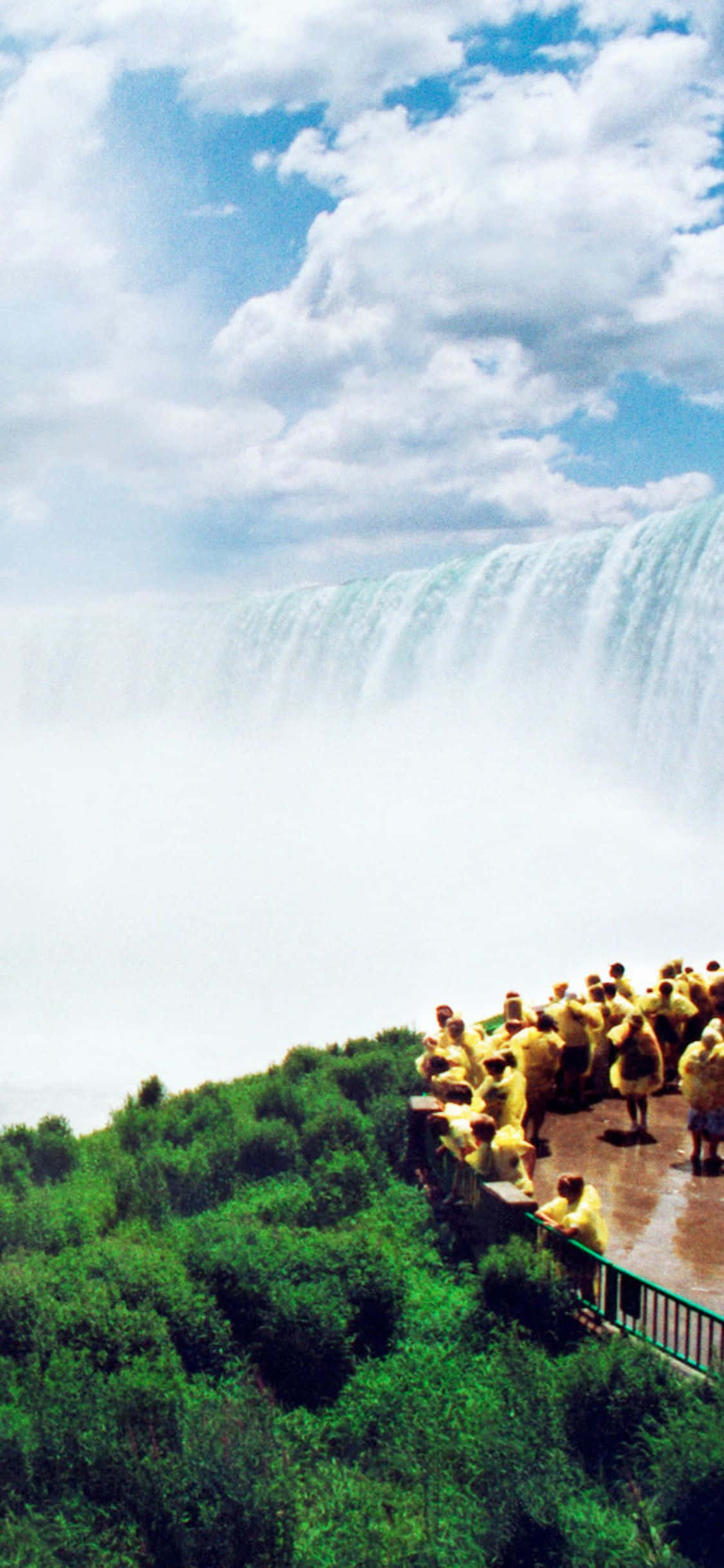 iPhone X Niagara Waterval Lug Agtergrond Muurpapier