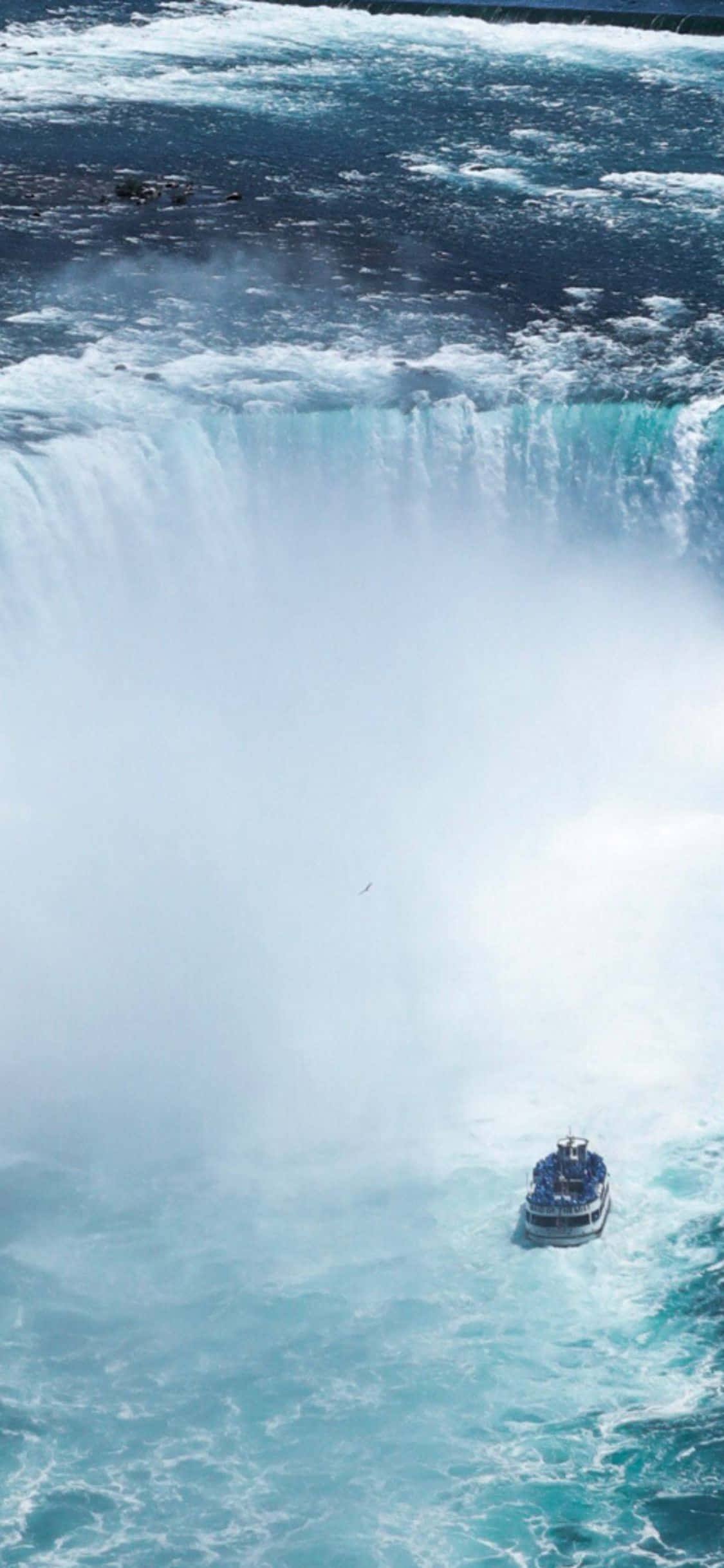 iPhone X Niagara-waterwaterval Agtergrond Muurpapier