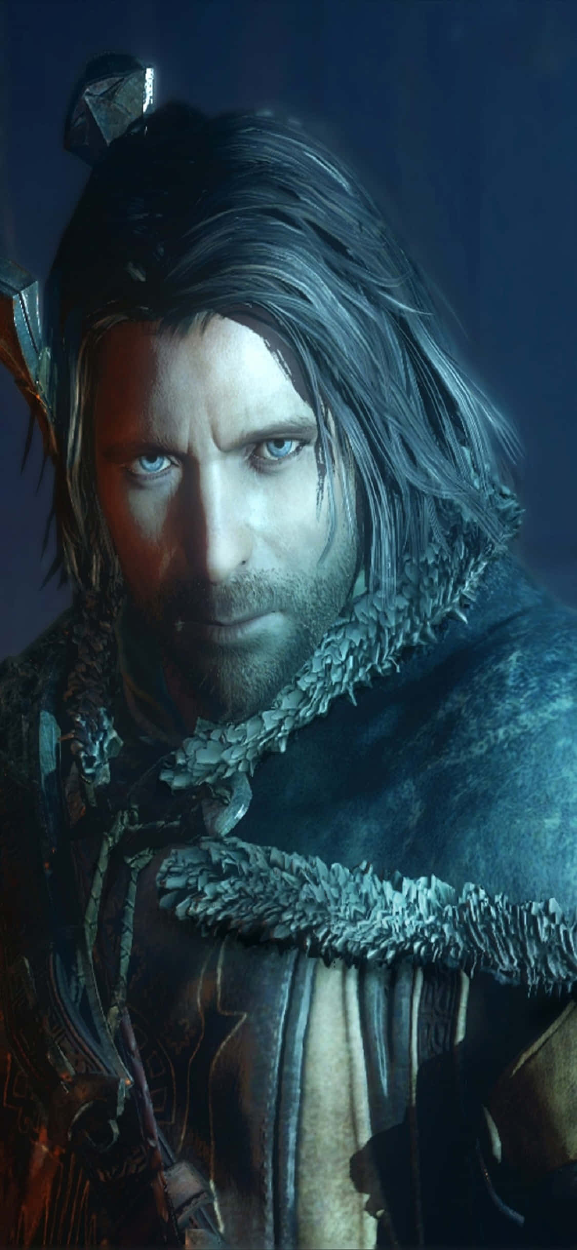 iPhone X Skaduwee van Mordor Agtergrond Talion Muurpapier