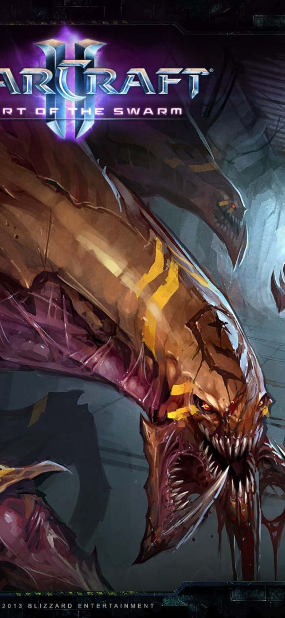 iPhone X Starcraft Ii Agtergrond Hydralisk Muurpapier