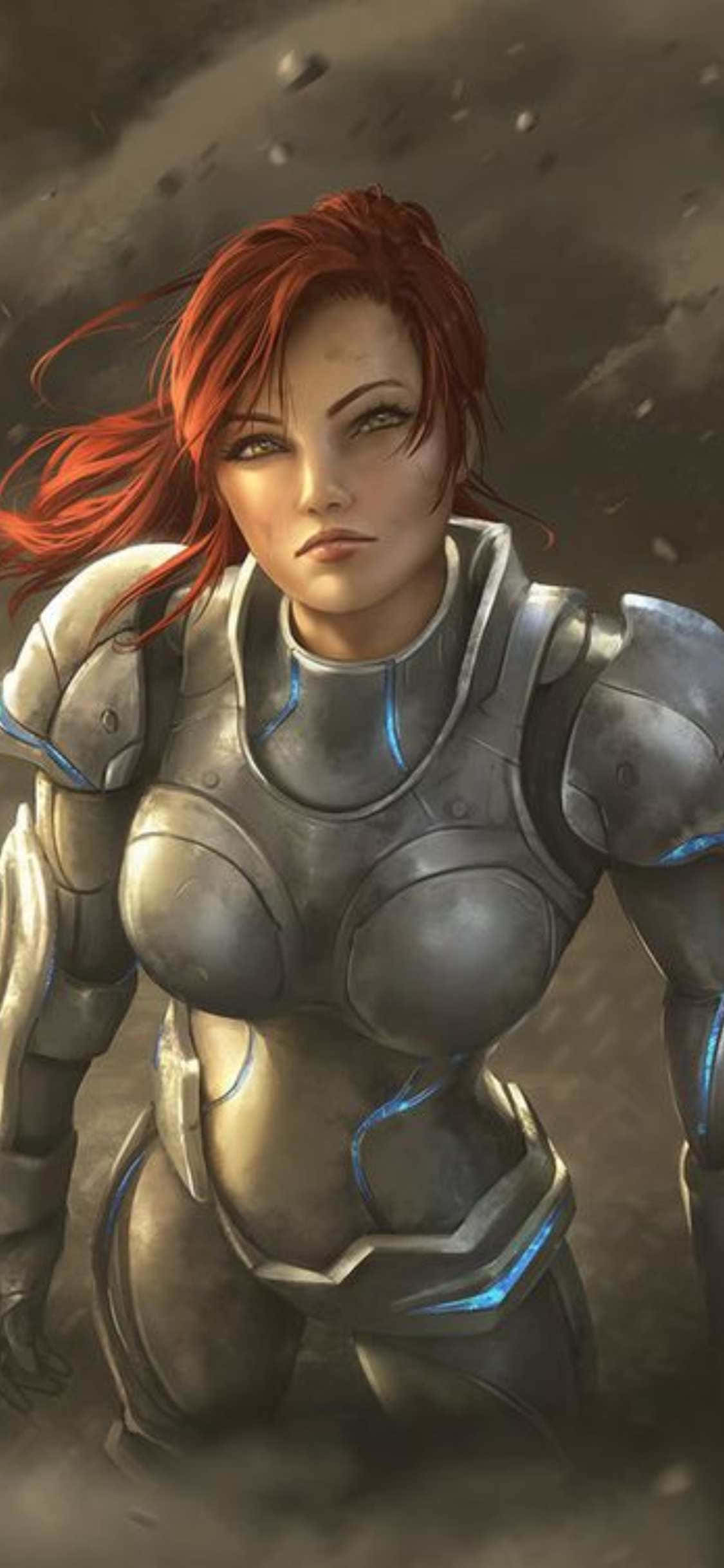 iPhone X Starcraft Ii Agtergrond Rooi Hare Muurpapier