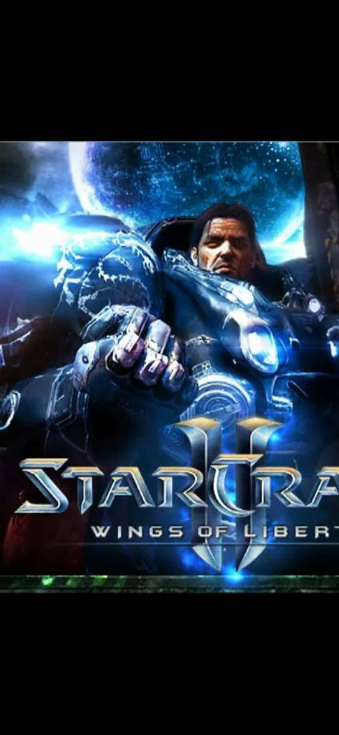 iPhone X Starcraft Ii Agtergrond Jim Raynor Muurpapier