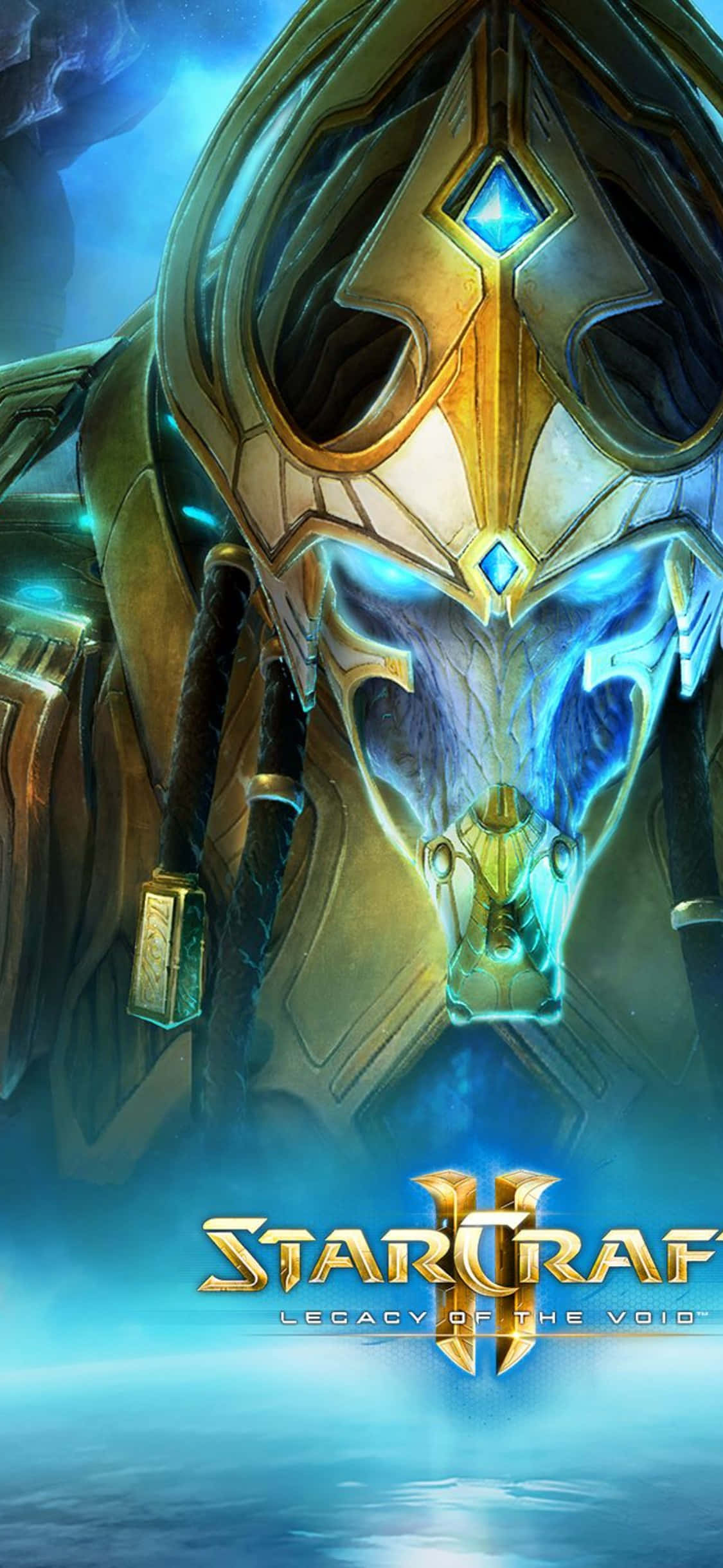 iPhone X Starcraft Ii Agtergrond Legacy Void Muurpapier