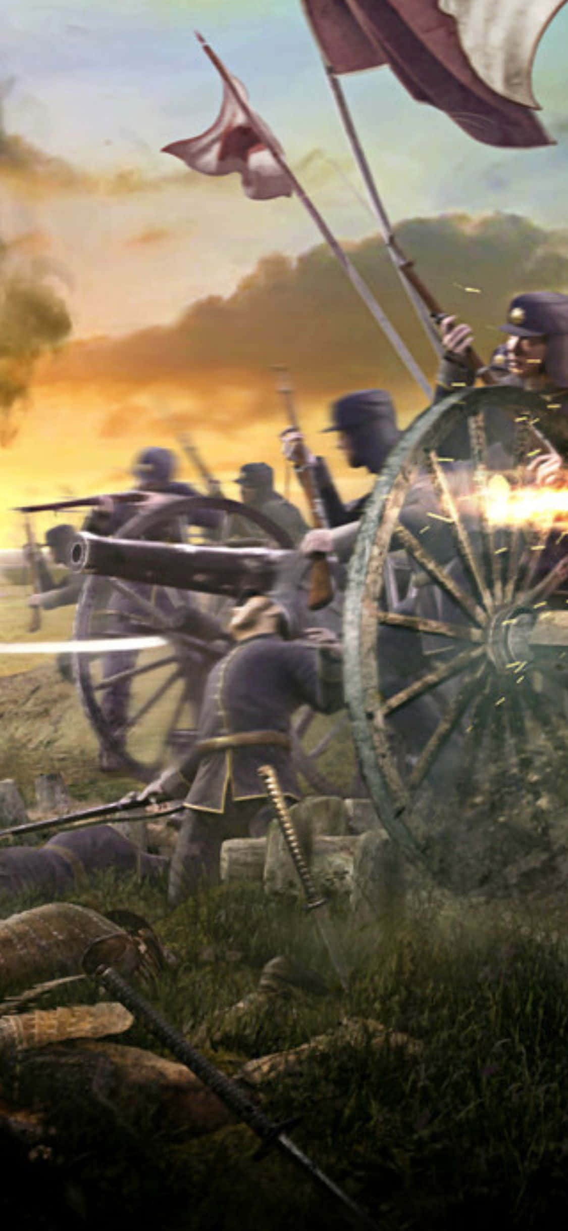 iPhone X Total War Shogun 2 Agtergrond Muurpapier