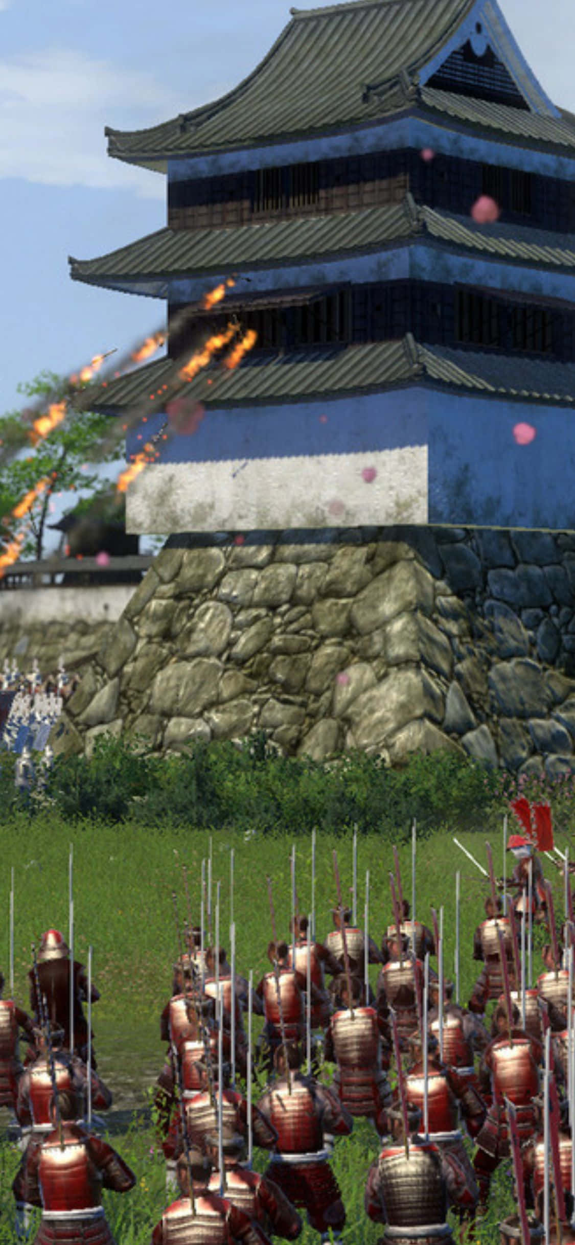 iPhone X Total War Shogun 2 Agtergrond Muurpapier