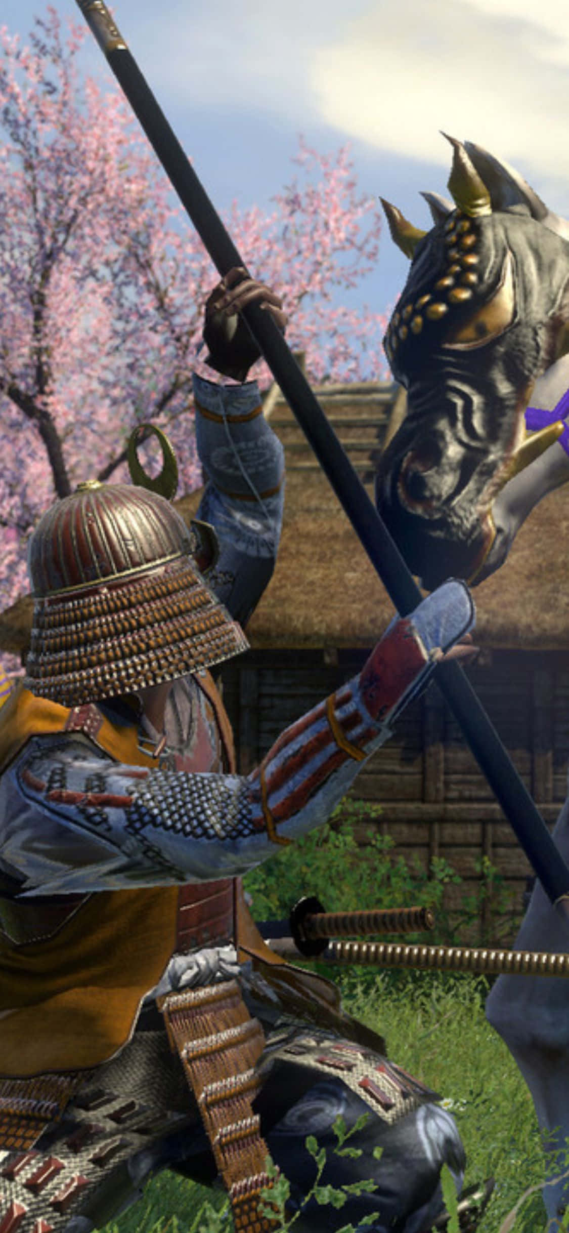 iPhone X Total War Shogun 2 Agtergrond Muurpapier