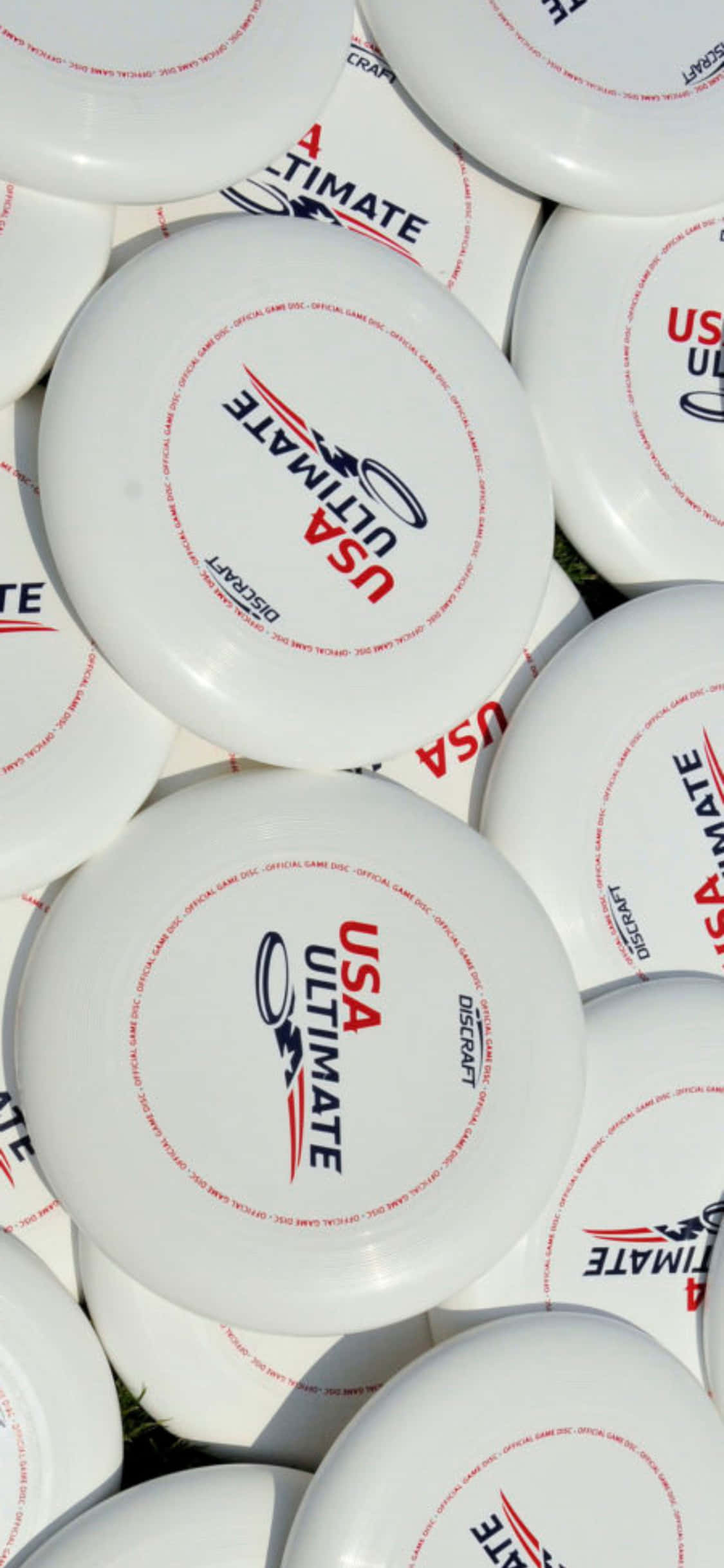 iPhone X Ultimate Frisbee Agtergrond USA Ultimate Muurpapier
