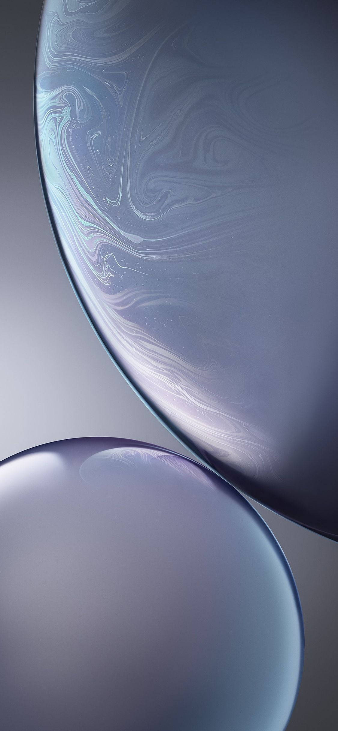 iPhone XR Rooi Silwer Borrel Abstrak Muurpapier