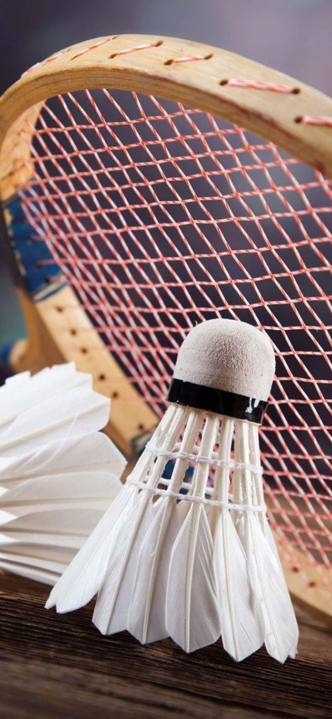 iPhone Xs Badminton Agtergrond Muurpapier