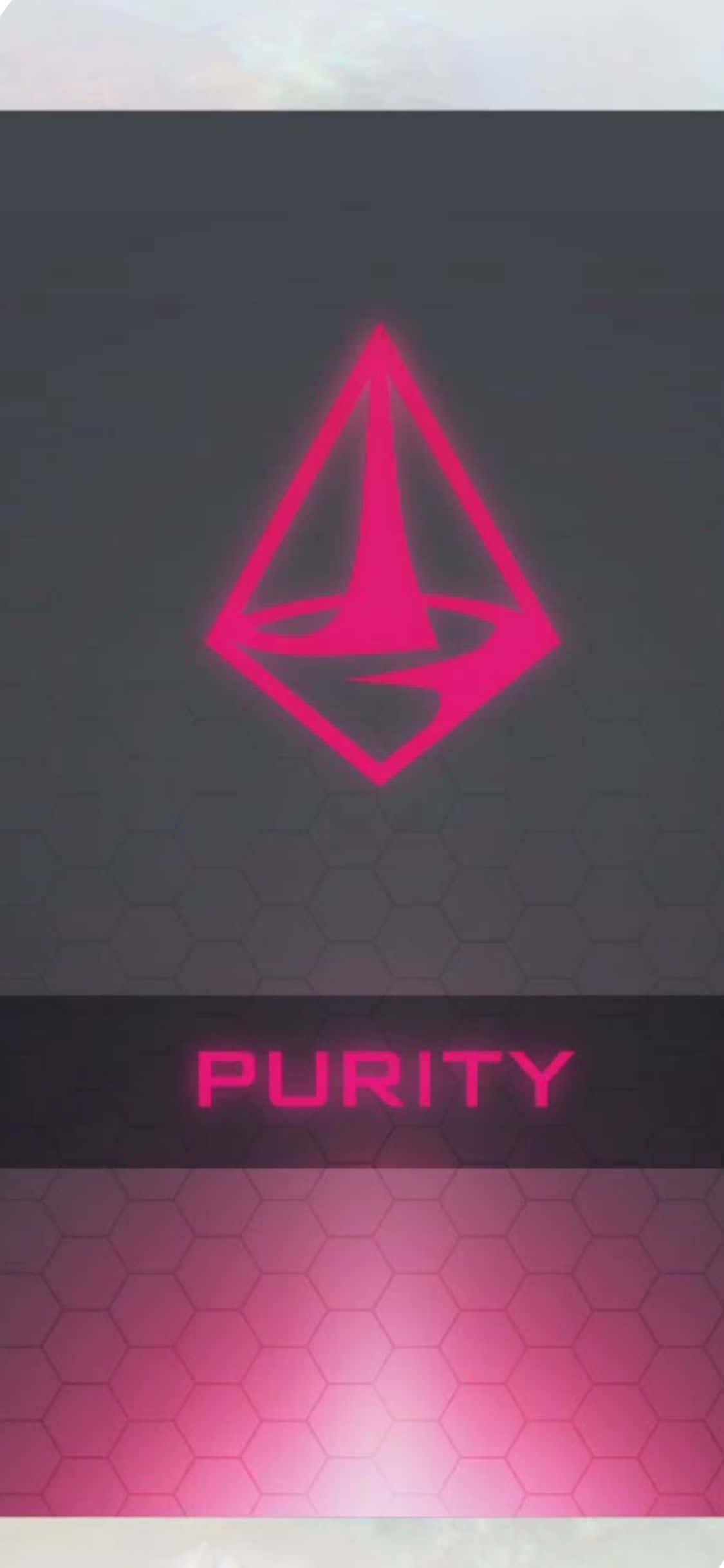 iPhone XS Civilization Beyond Earth Pienk Suiwerheid Embleem Agtergrond Muurpapier