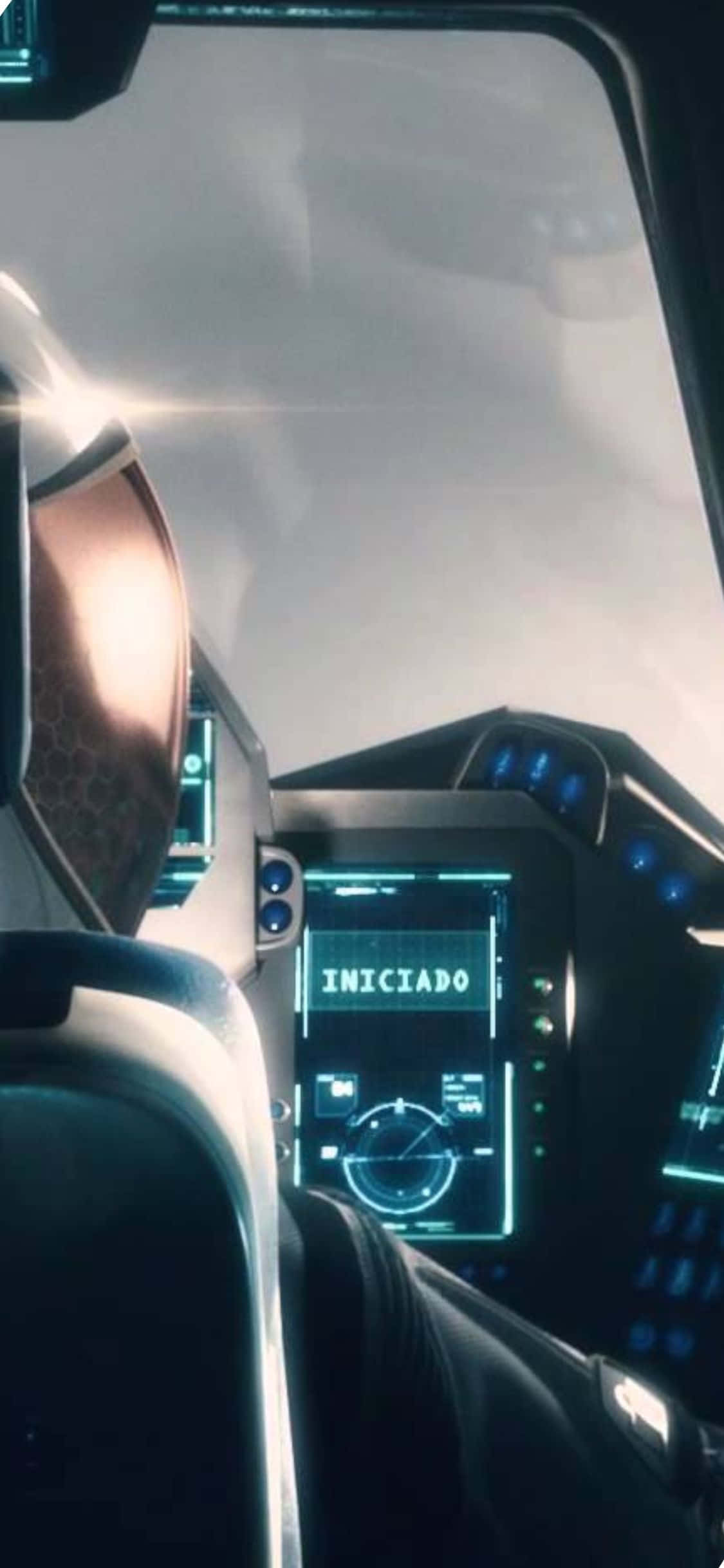 iPhone XS Civilization Beyond Earth Ruimtevaarder Ruimteskip Agtergrond Muurpapier