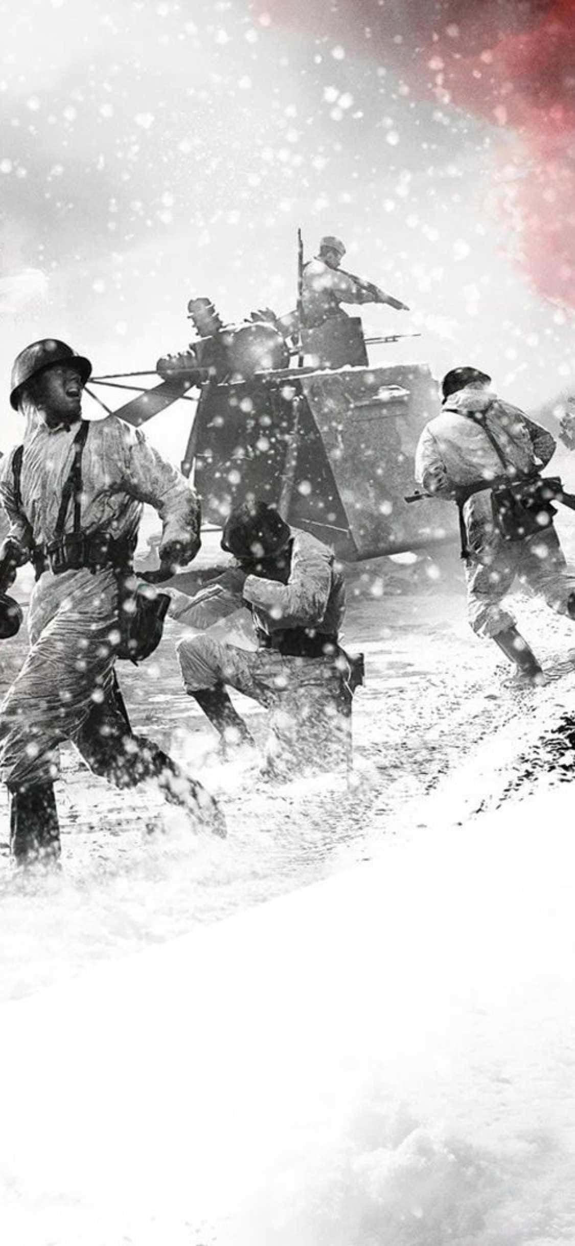 iPhone Xs Company Of Heroes 2 Agtergrond in Rivier Muurpapier