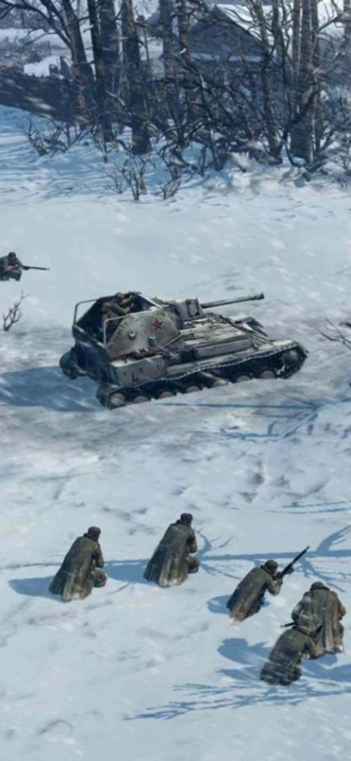 iPhone Xs Company Of Heroes 2 Agtergrond Wegkruip Muurpapier