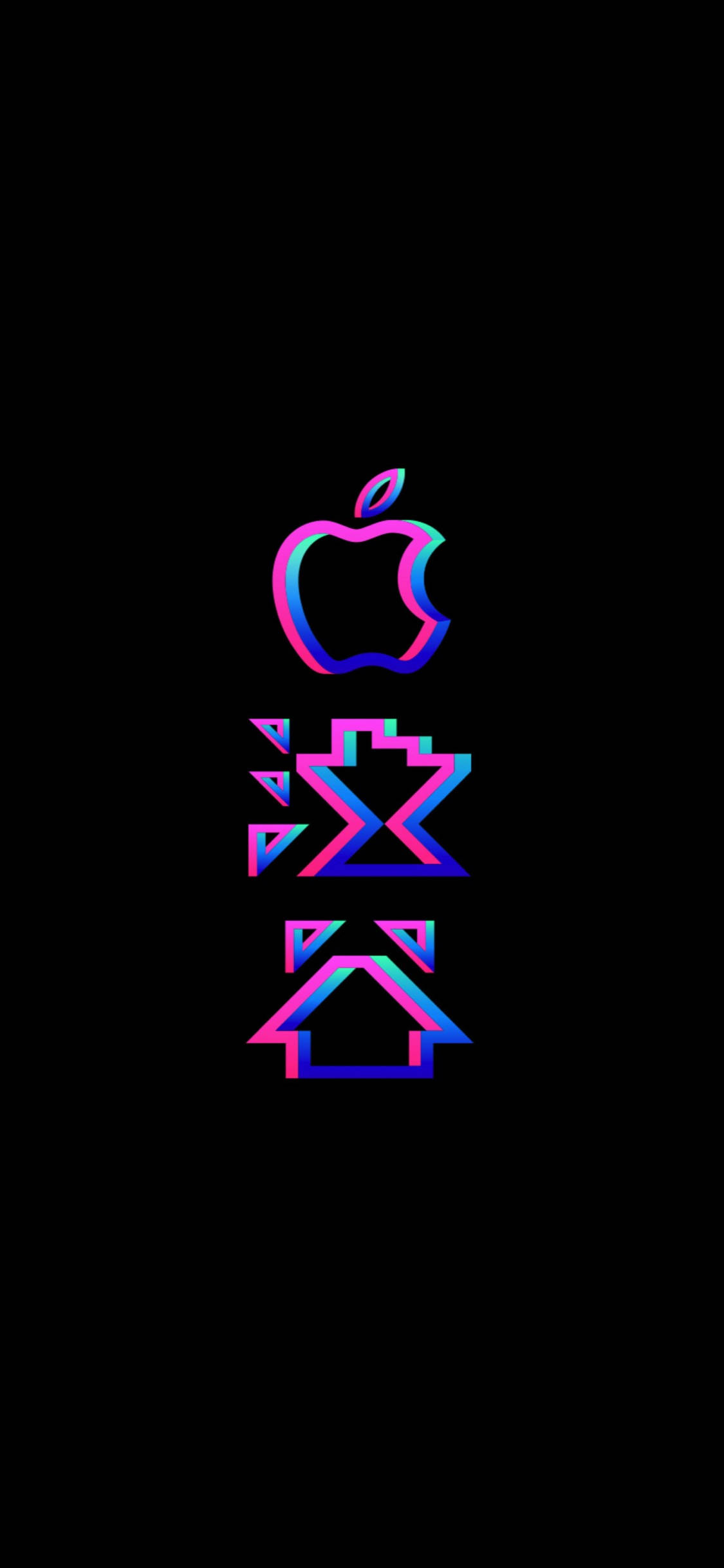 iPhone Xs-logo Muurpapier