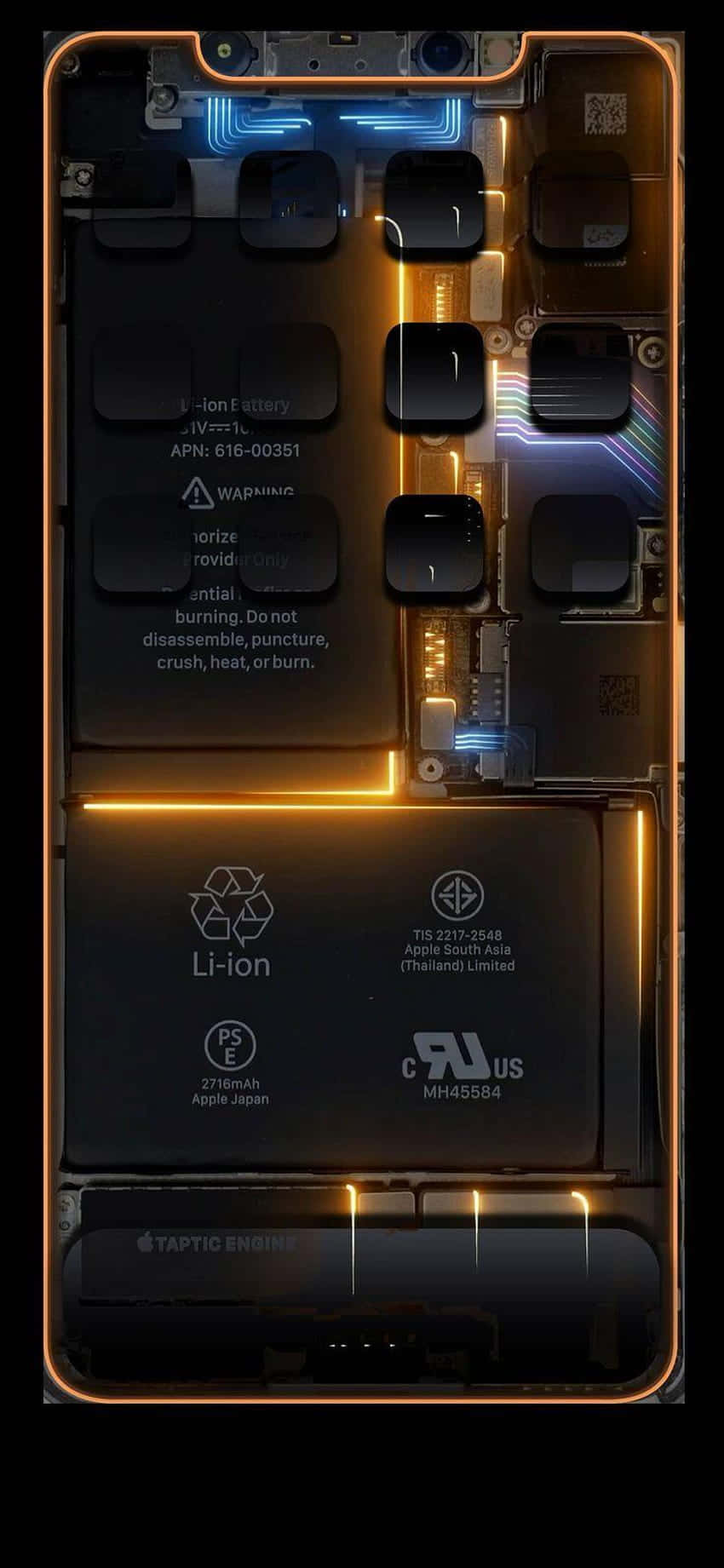 iPhone Xs Max Apple Agtergrond Eksterne Onderdele Muurpapier