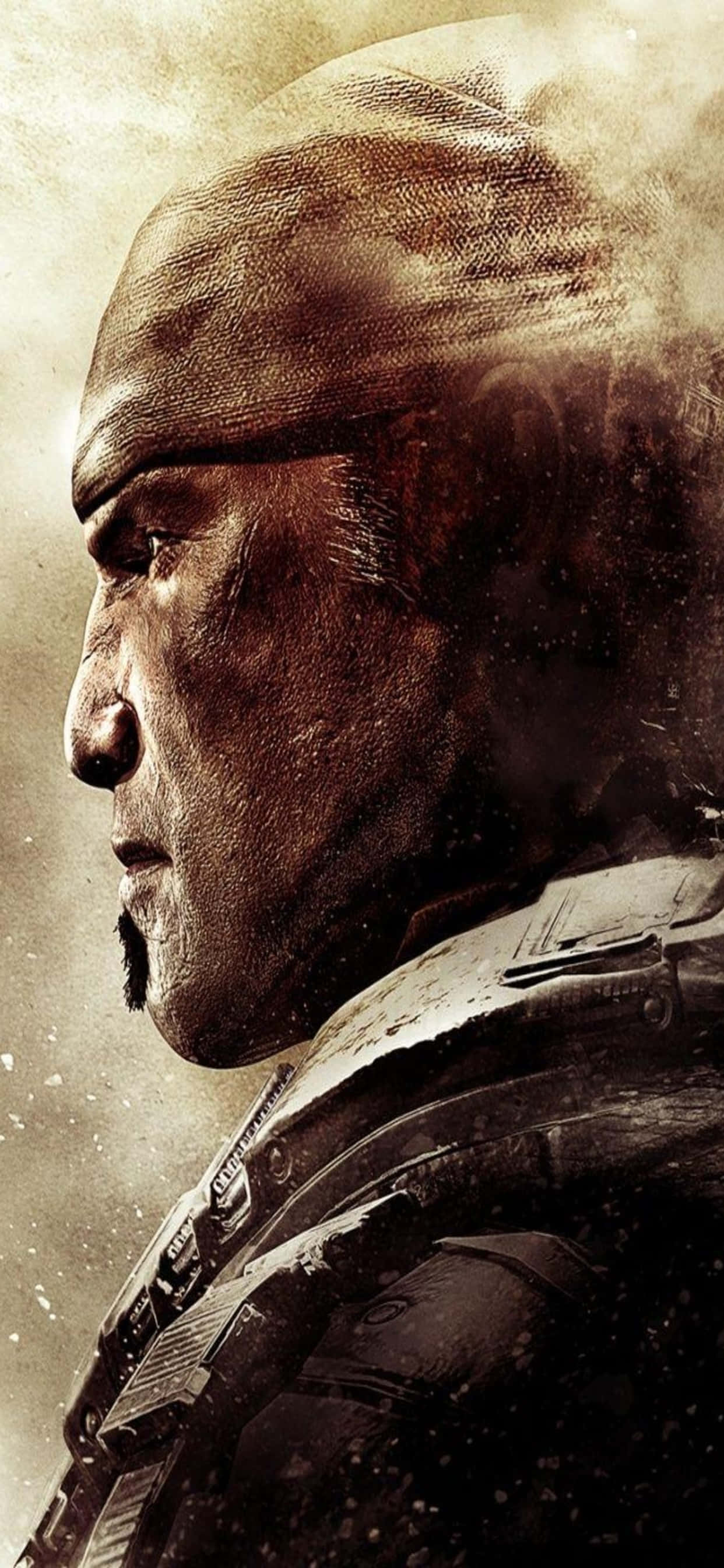 iPhone XS Max Gears of War 5 Marcus Bandana-agtergrond Muurpapier