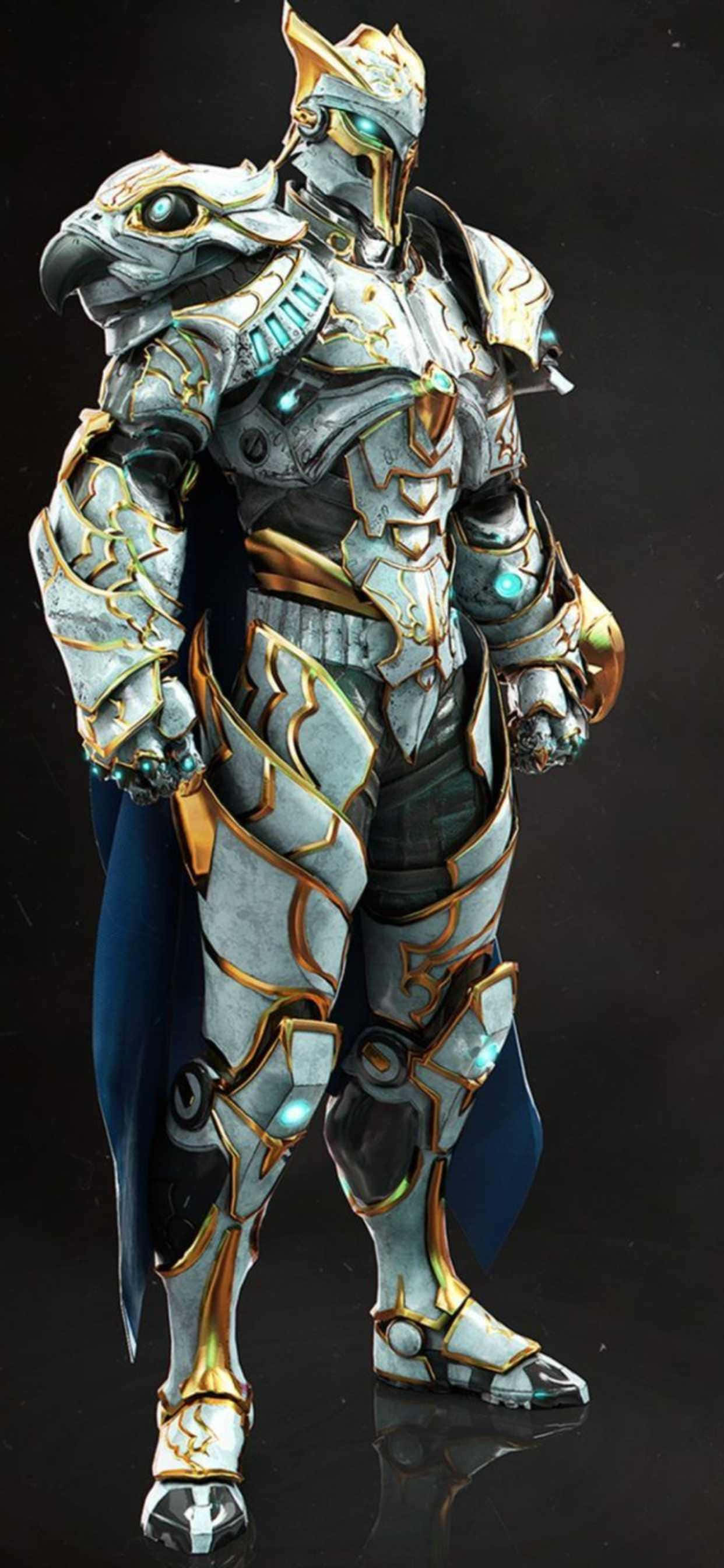 iPhone Xs Max Godfall Greyhawk Vollyf Agtergrond Muurpapier