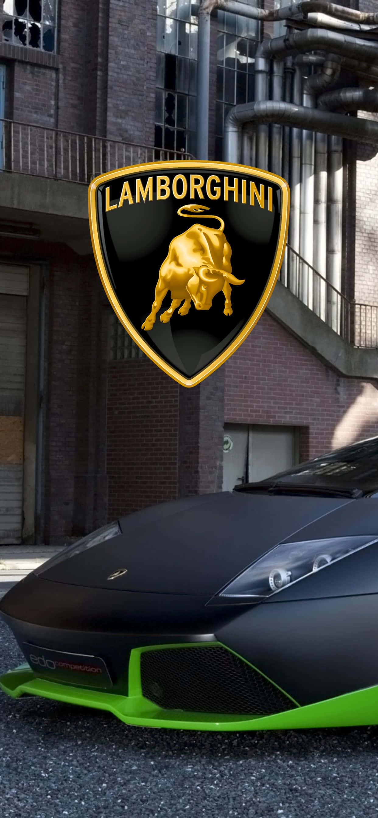 iPhone XS Max Lamborghini Murcielago Agtergrond Muurpapier