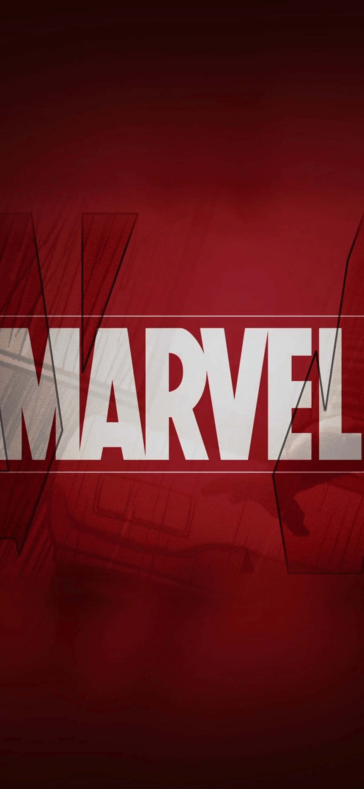 iPhone XS Max Marvel-logo-agtergrond Muurpapier