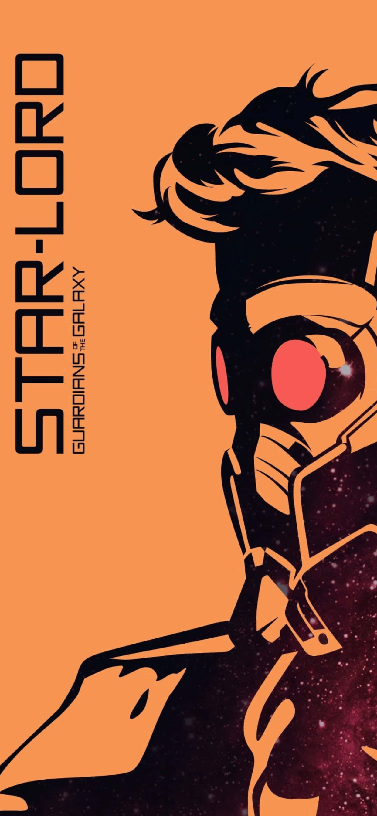 iPhone XS Max Marvel Star Lord-agtergrond Muurpapier