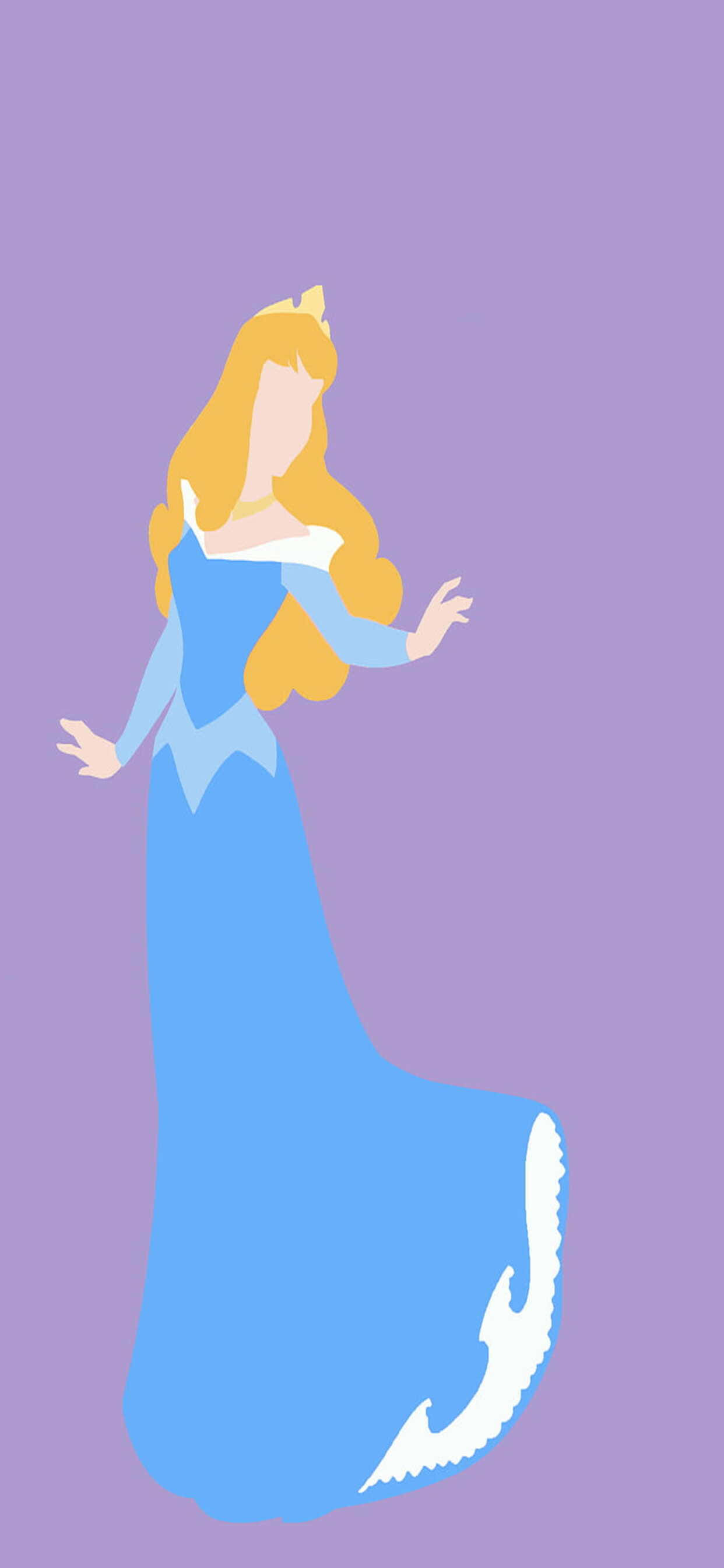iPhone Xs Max met Disney-karakteragtergrond Muurpapier