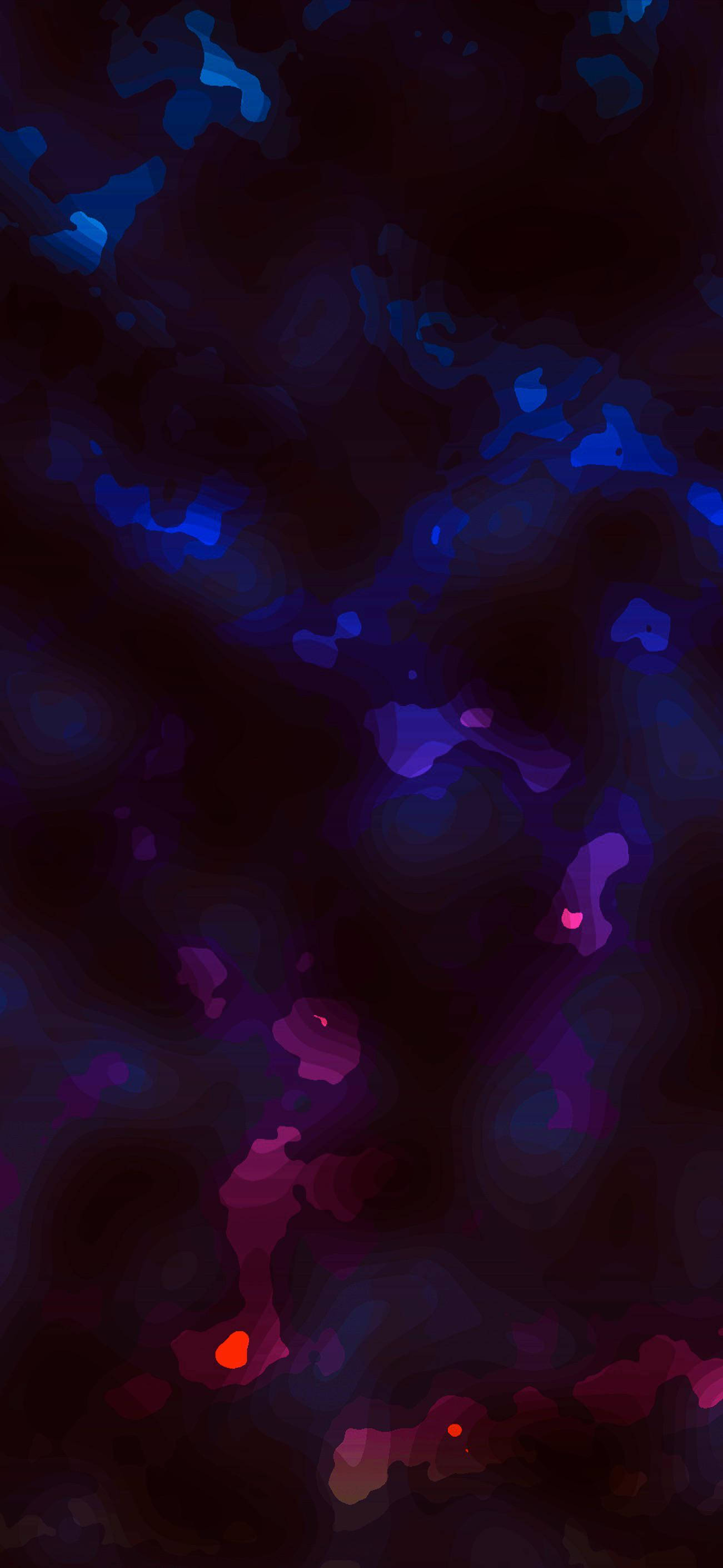 iPhone XS Max OLED Donkerblou Muurpapier
