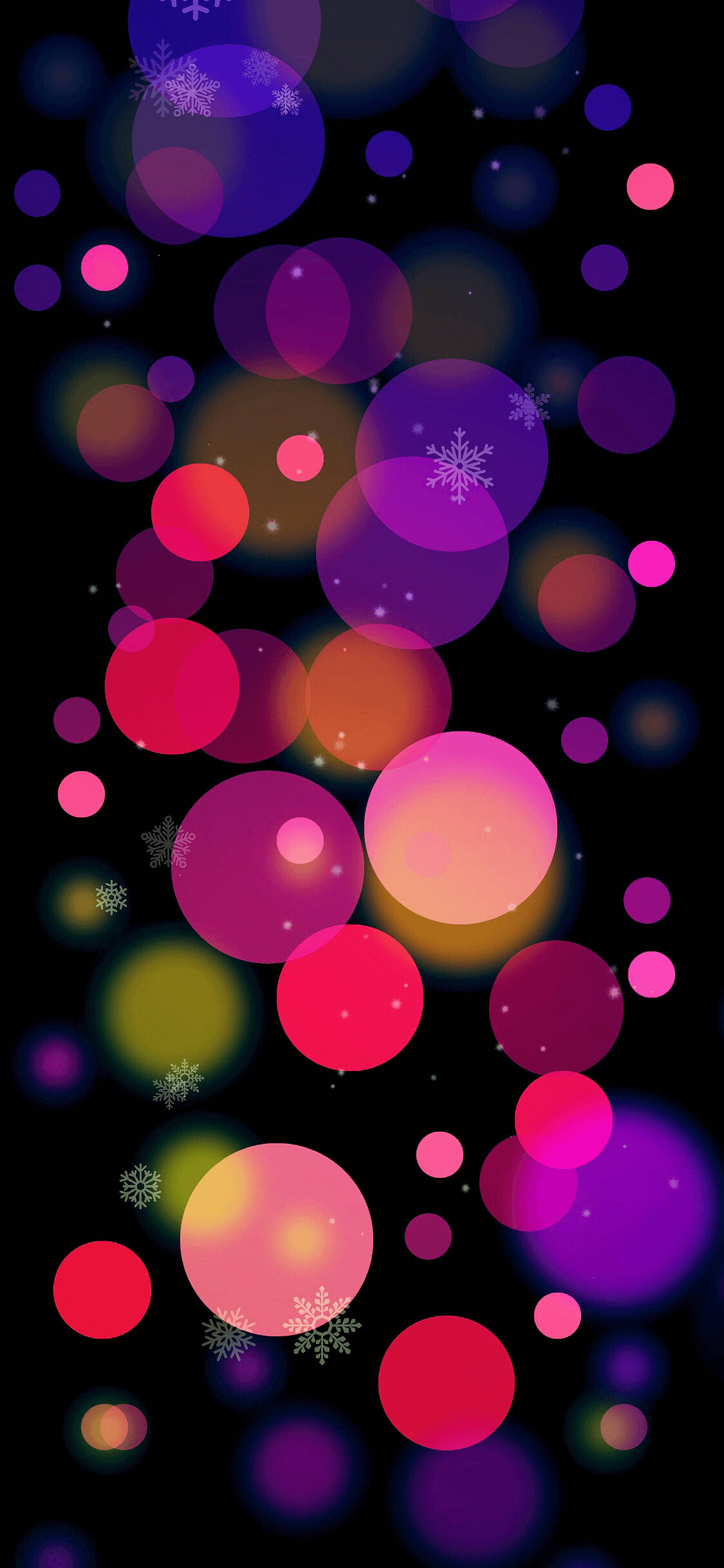 iPhone XS Max OLED Kleurvolle Sirkels Muurpapier