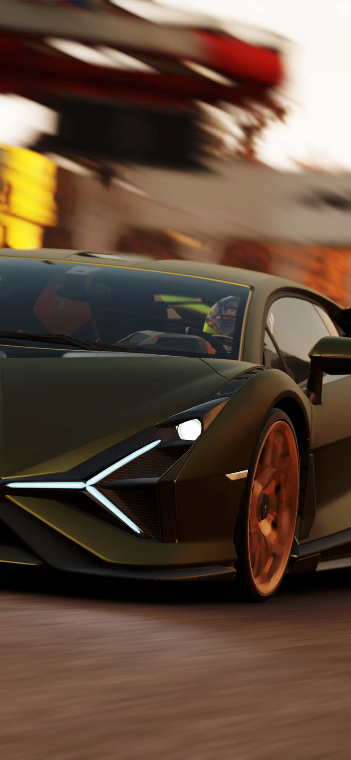 iPhone XS Max Project Cars 2 Swart Lamborghini Sián FKP 37 Agtergrond Muurpapier