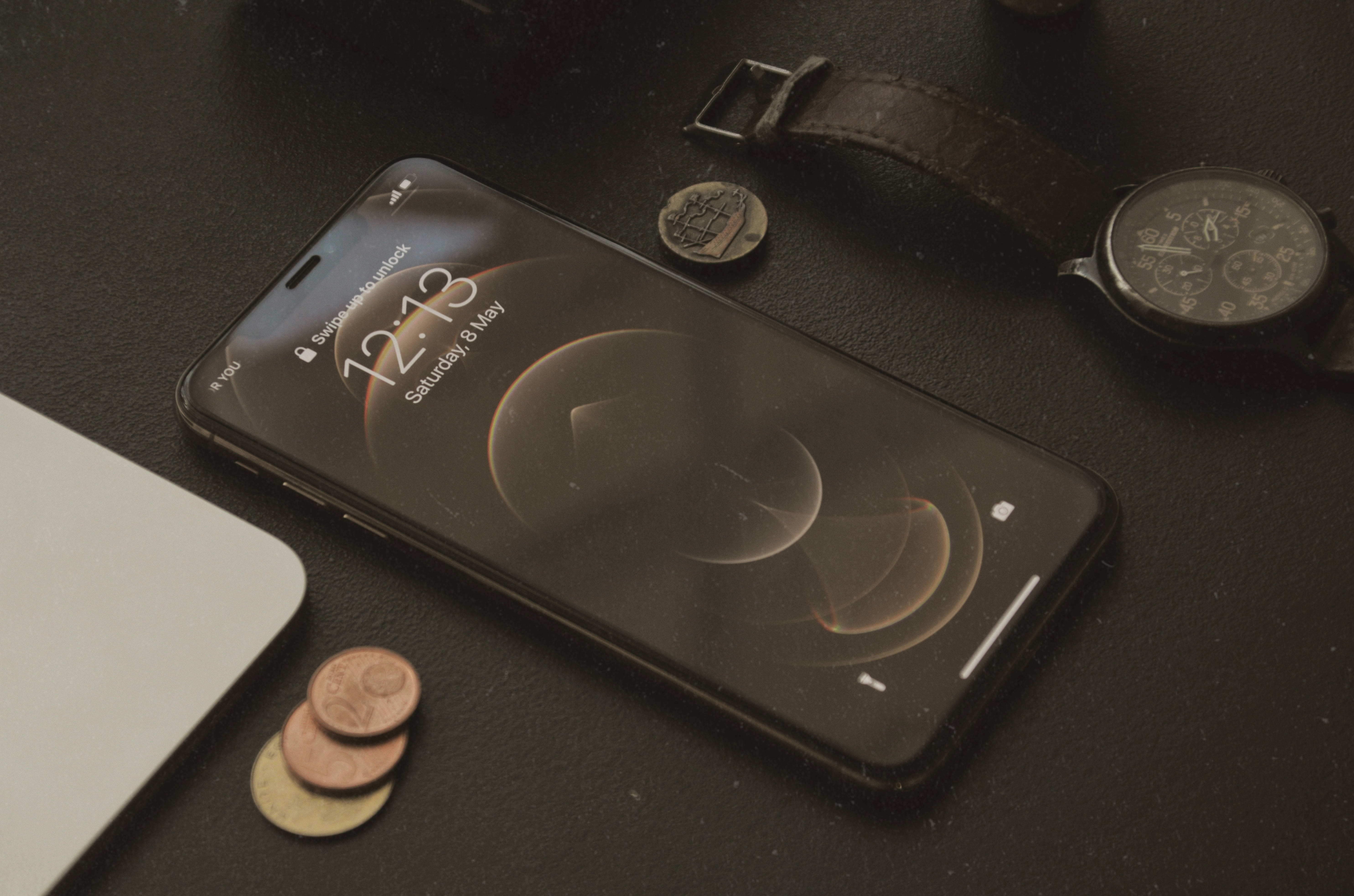 iPhone Xs Max Swart Muurpapier