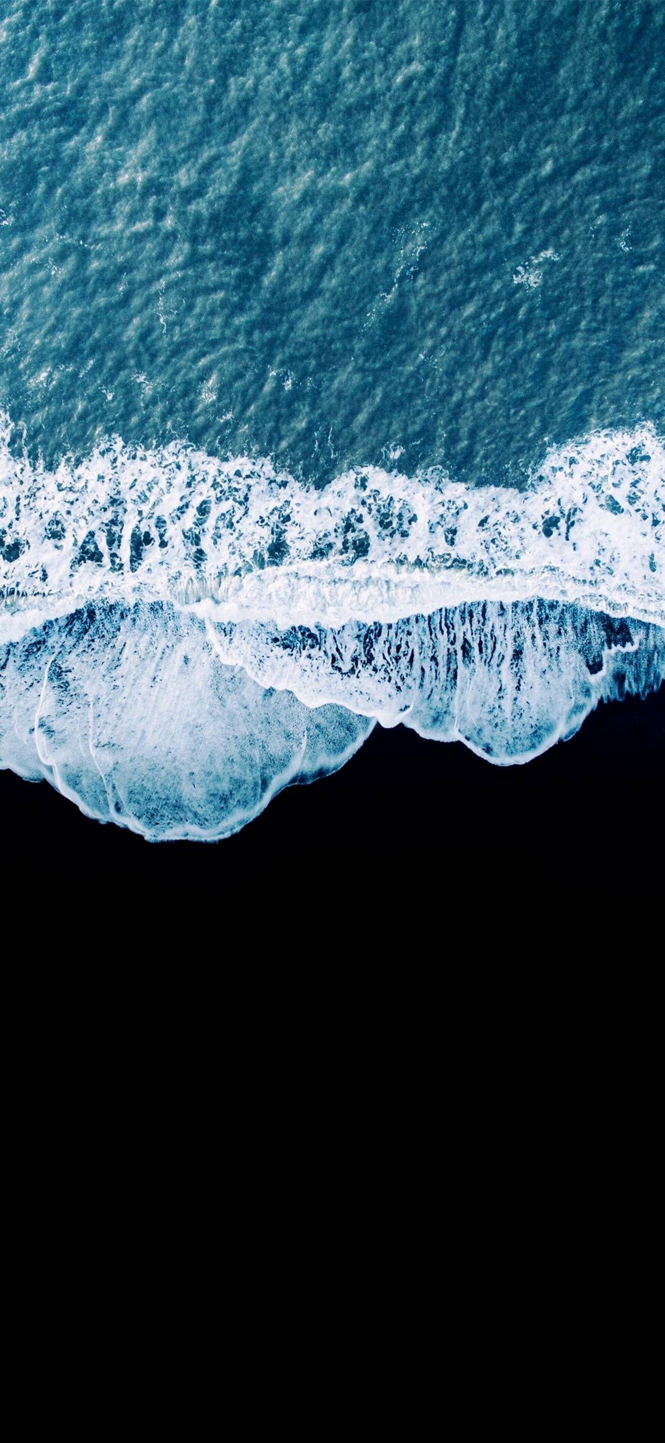 iPhone XS Oceaan Leemte Muurpapier