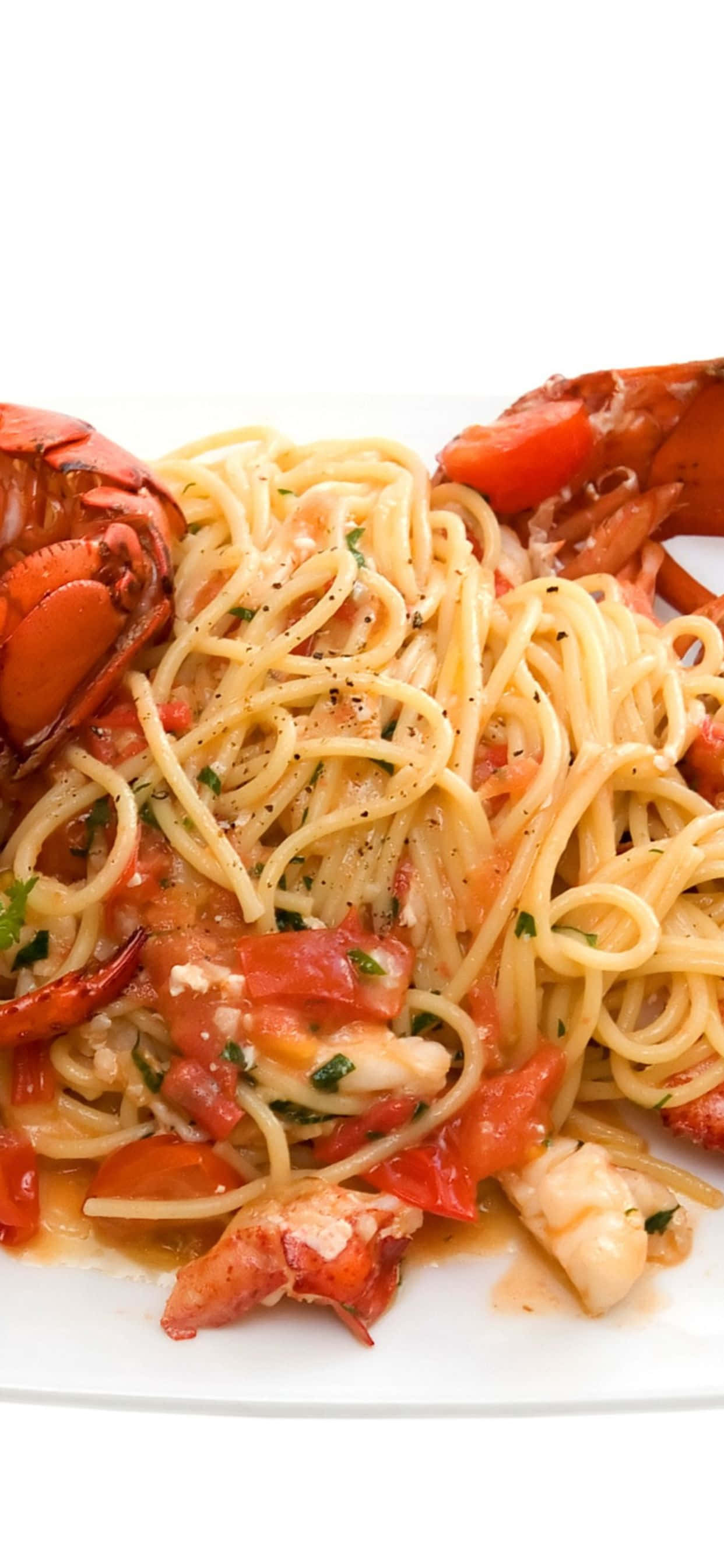 iPhone Xs Pasta Agtergrond Muurpapier