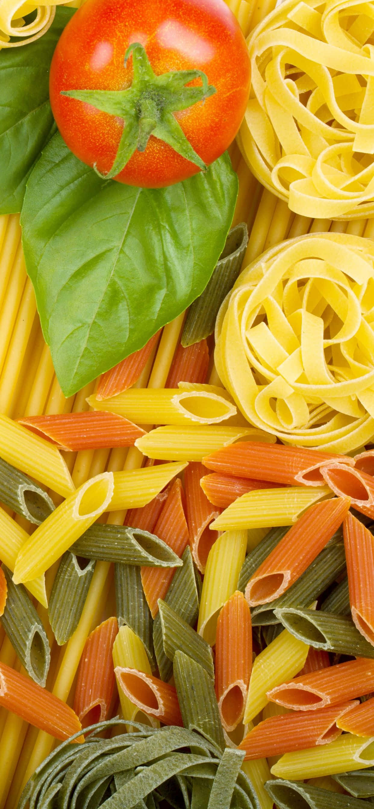 iPhone XS Pasta-agtergrond Muurpapier
