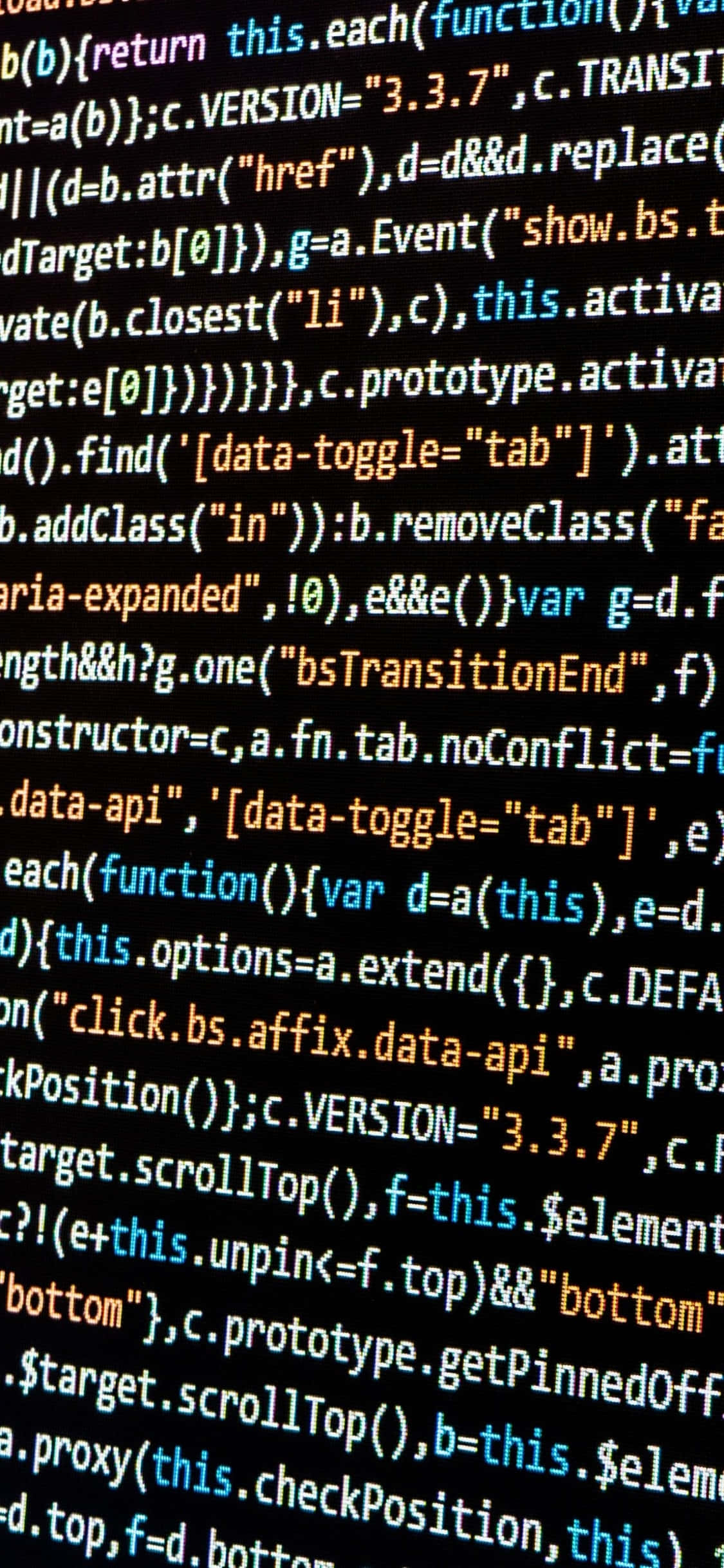 iPhone Xs Programmering Agtergrond Rekenaar Kodering Muurpapier