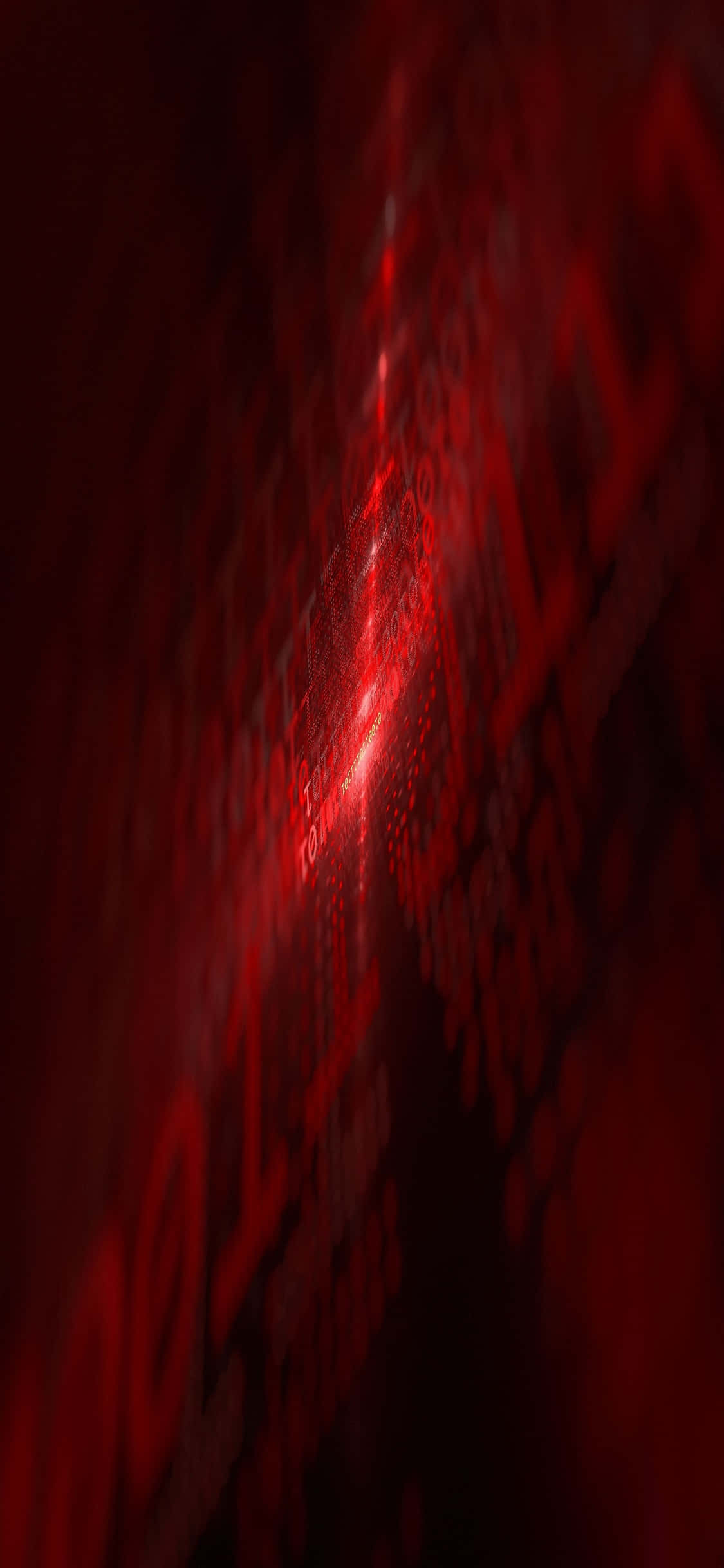iPhone Xs Programmeeragtergrond Digitale Glitch Muurpapier