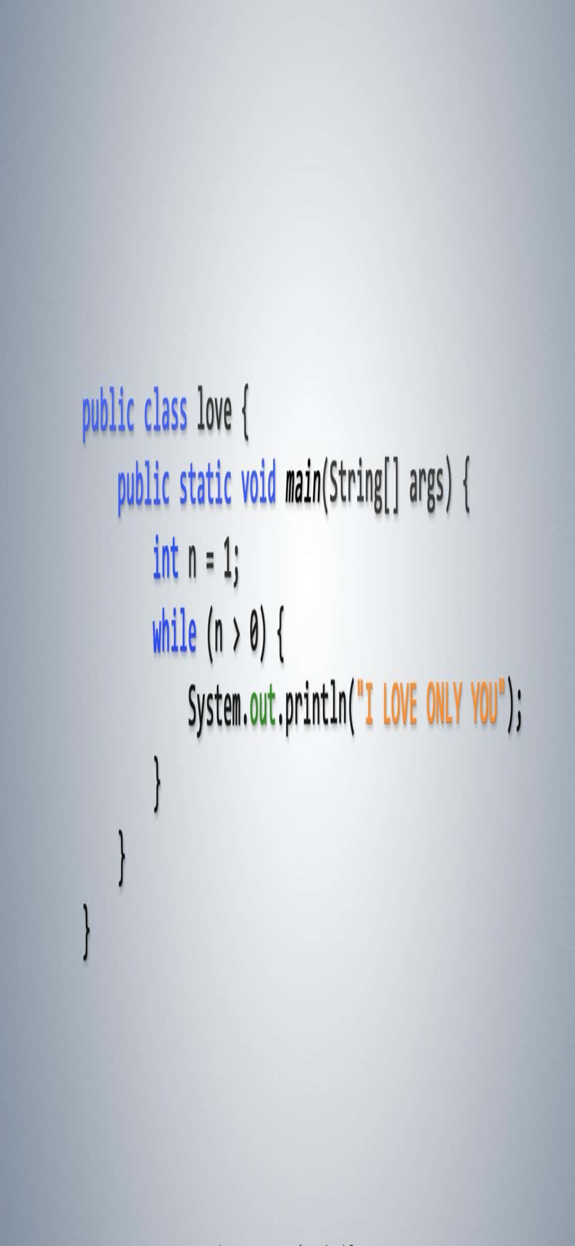 iPhone Xs Programmeringsagtergrond Java-kodering Muurpapier