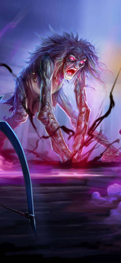 iPhone Xs Runescape Agtergrond Ou Heks Monster Muurpapier